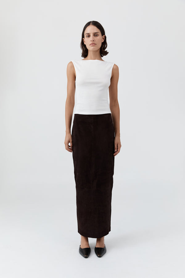 Organic Cotton Ballerina Top - White