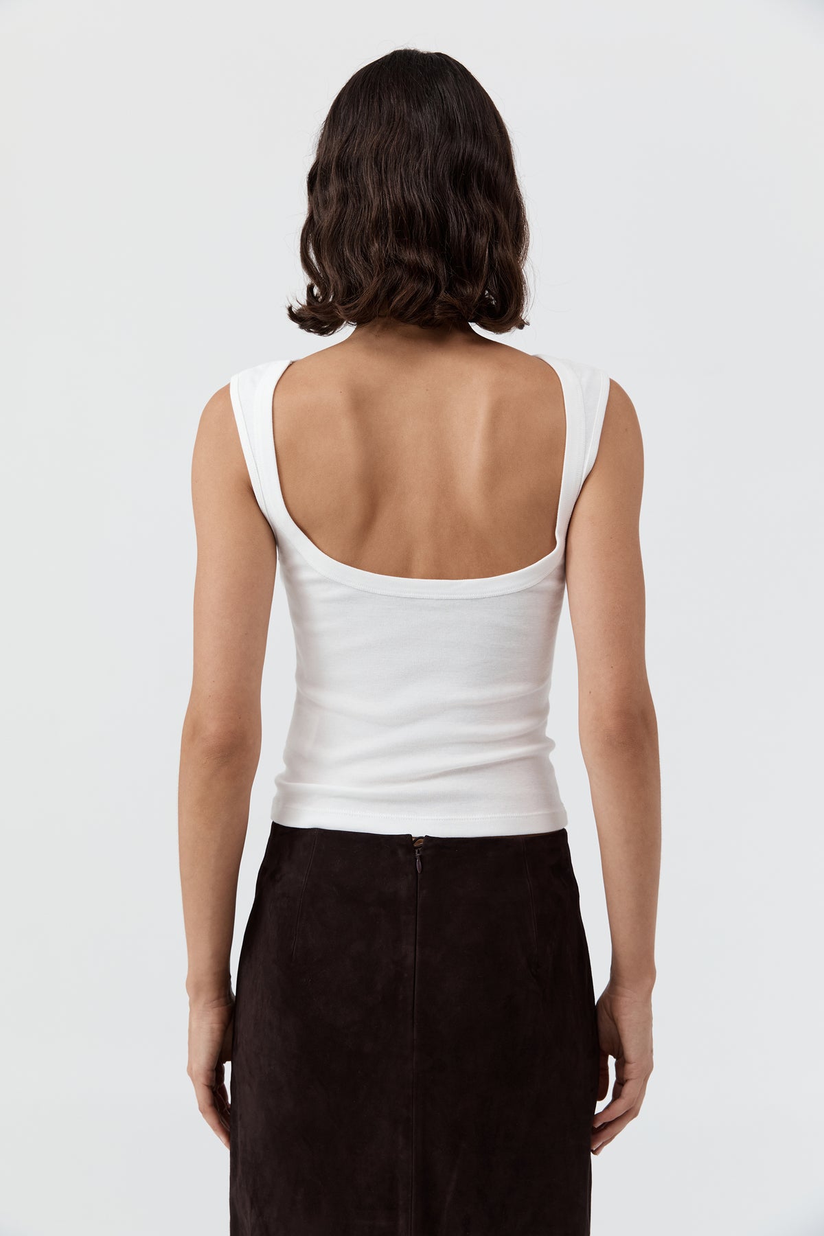 Organic Cotton Ballerina Top - White