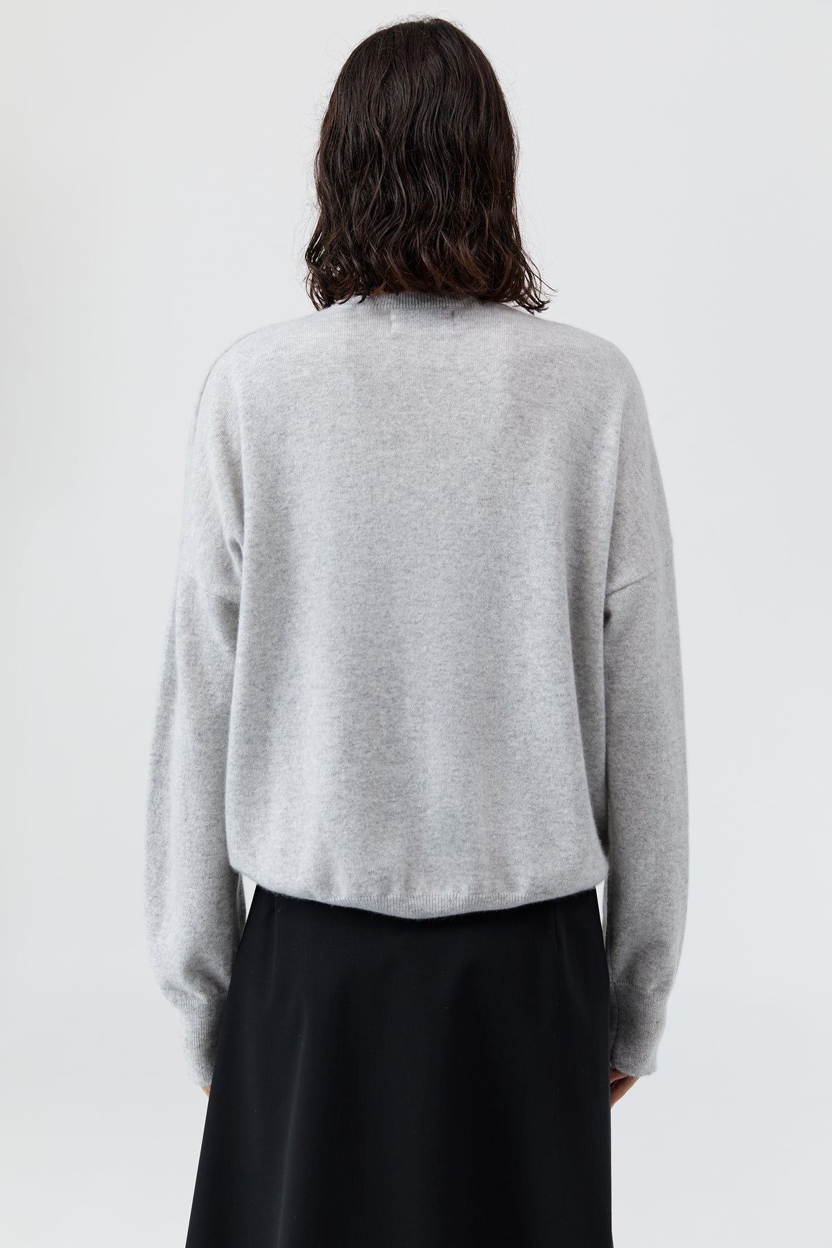 Cashmere Sweater - Grey Marle