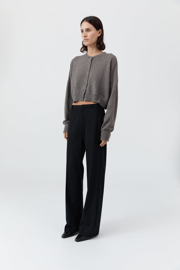 Fine Band Carter Trouser - Black