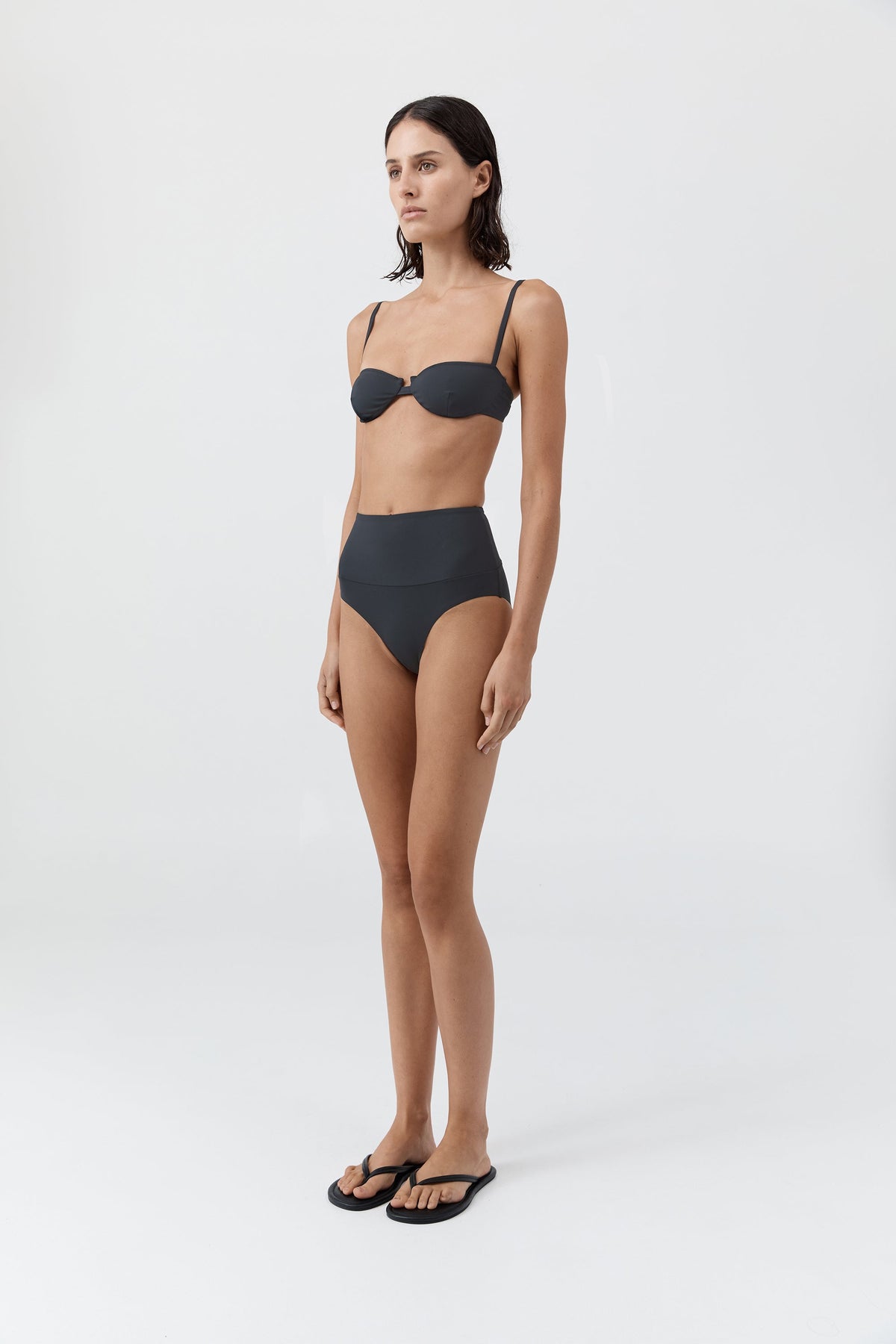 Balconette Bikini Top - Graphite