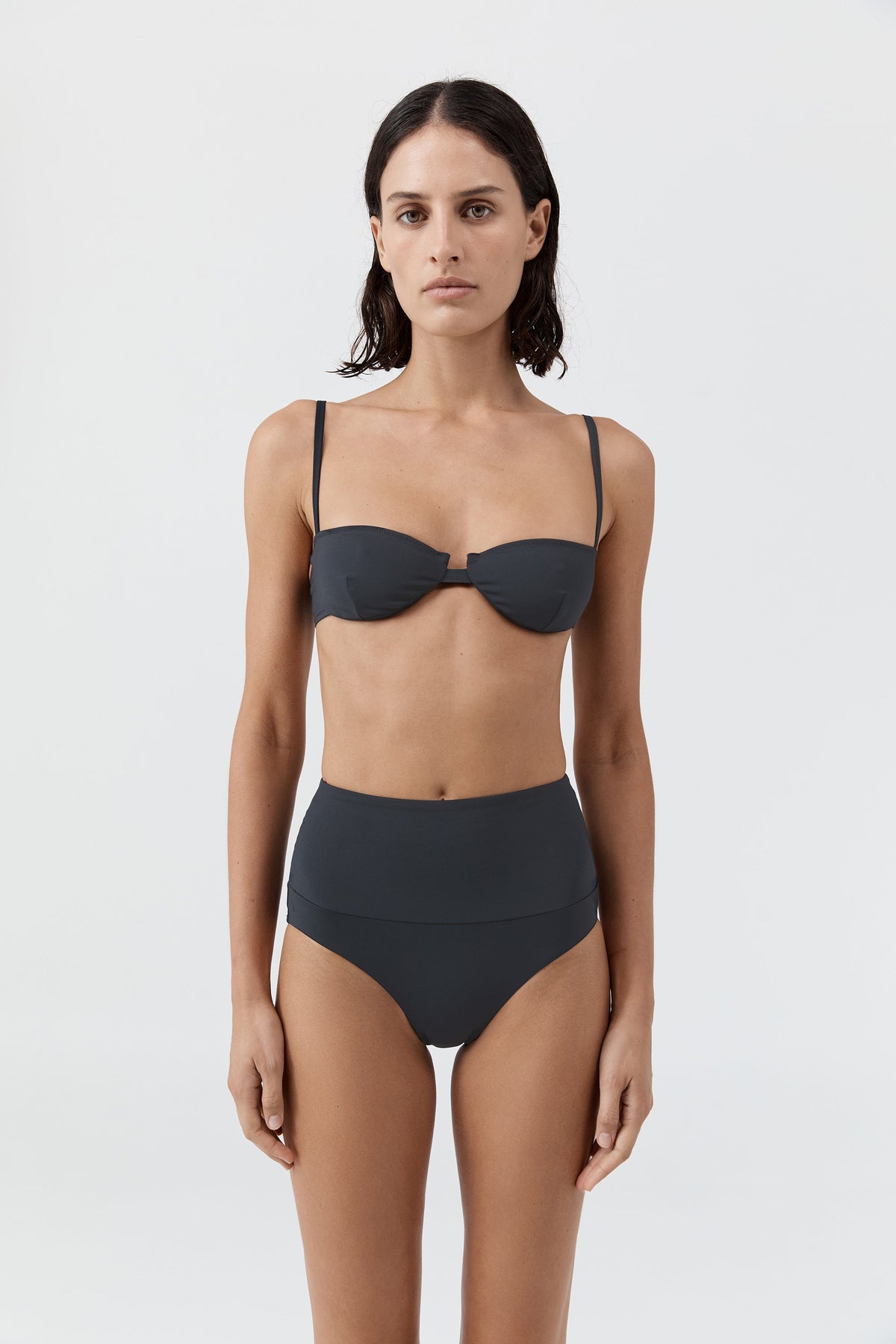 Balconette Bikini Top - Graphite