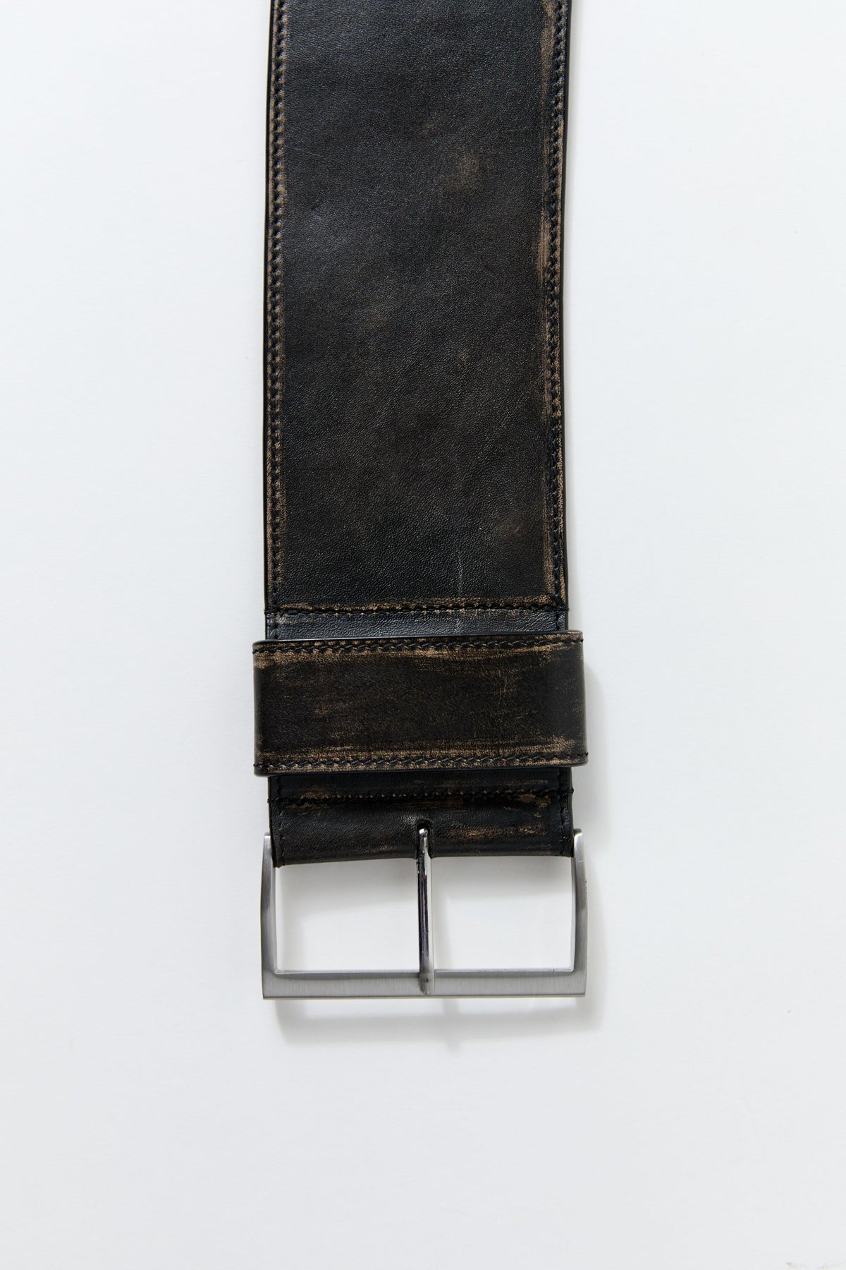 PRE-ORDER: Brushed Wide Classic Belt - Black
