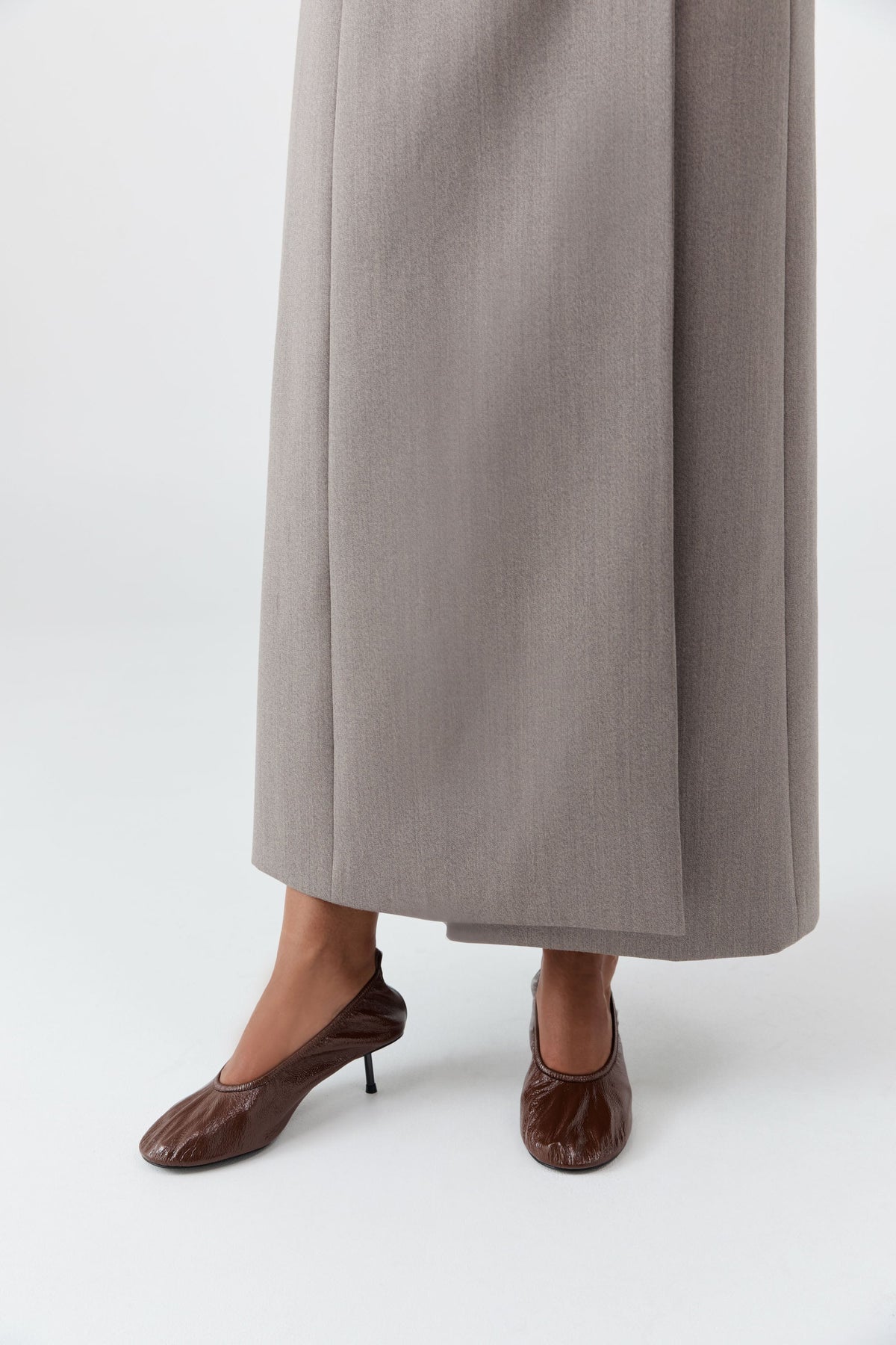 Classic Ballet Heel - Patent Liqueur