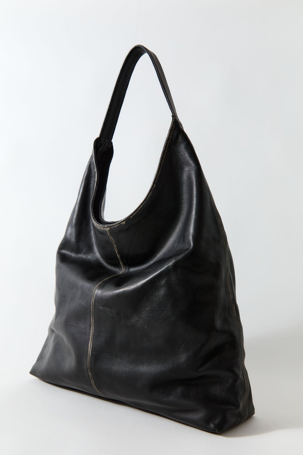 Brushed Large Tote - Black