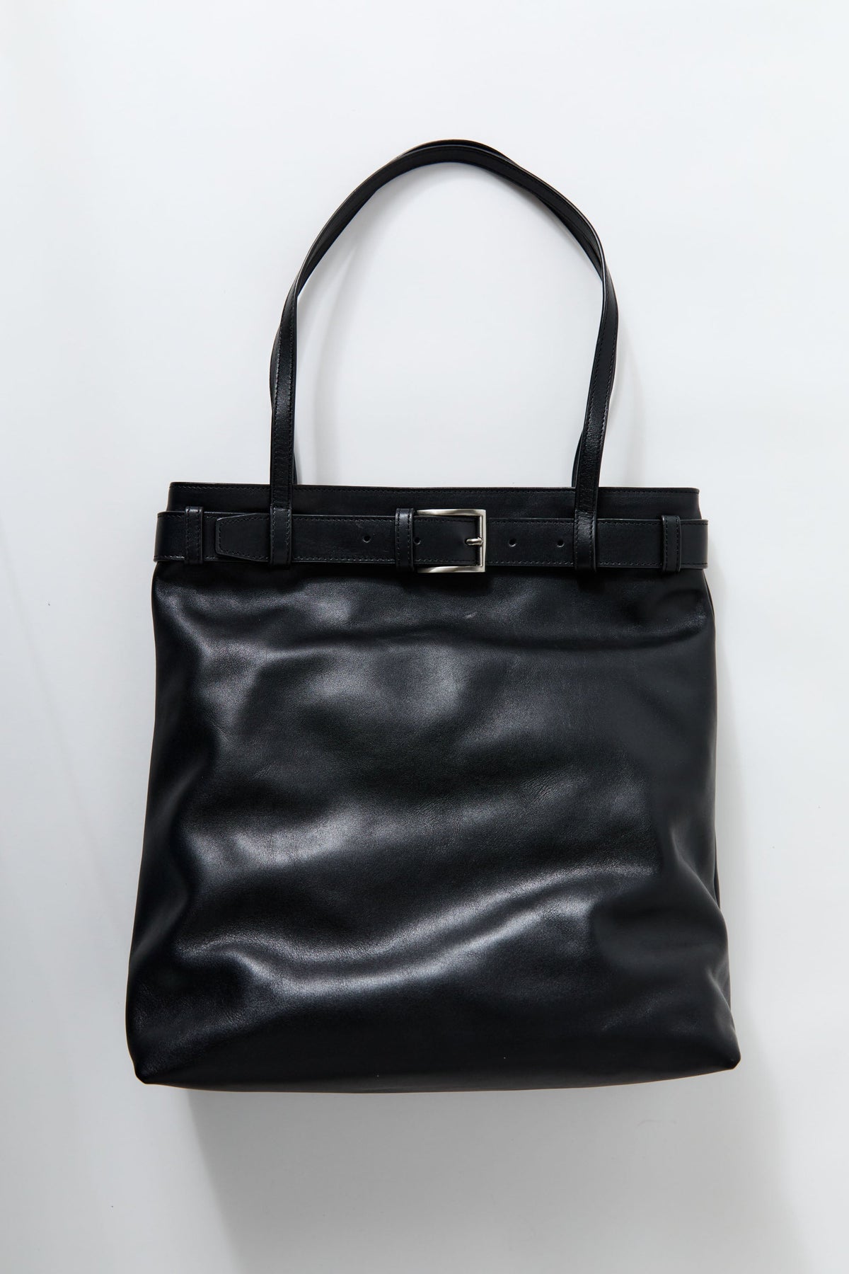 PRE-ORDER: Belt Detail Tote - Black