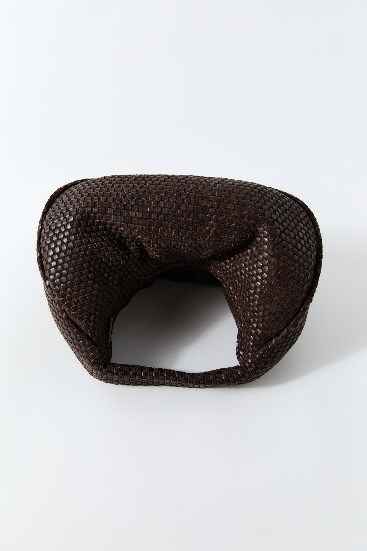Lattice Weave Bon Bon Bag - Coffee