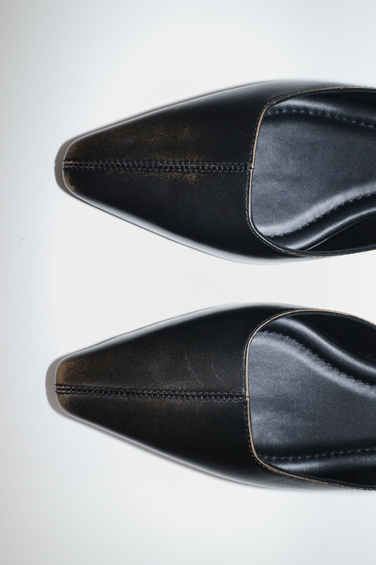 Brushed Miro Heel - Black