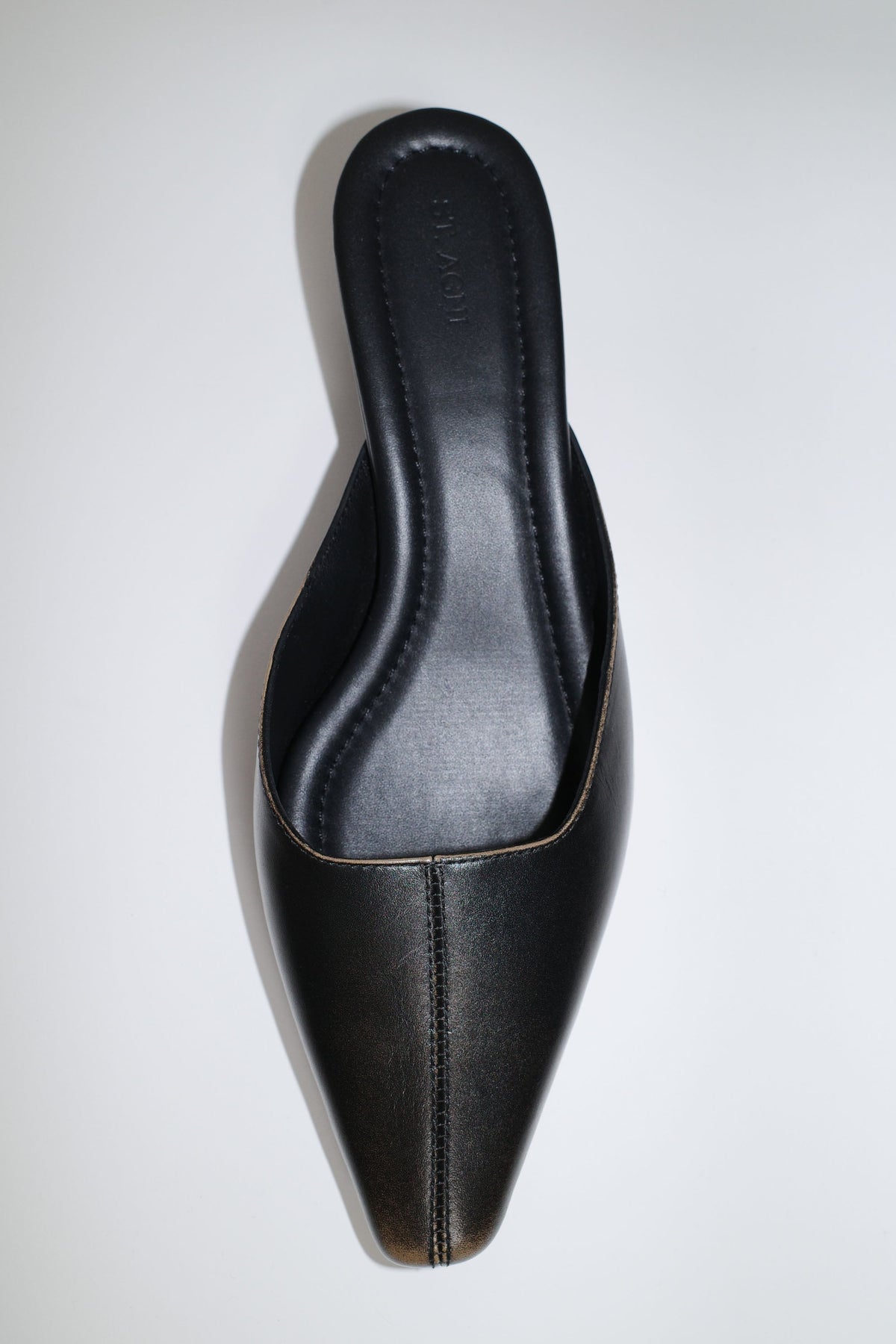 Brushed Miro Heel - Black