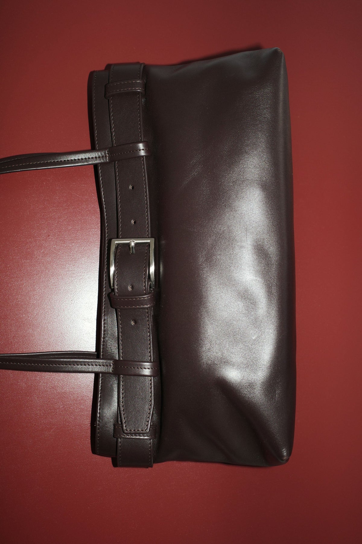 Belt Detail Baguette - Coffee