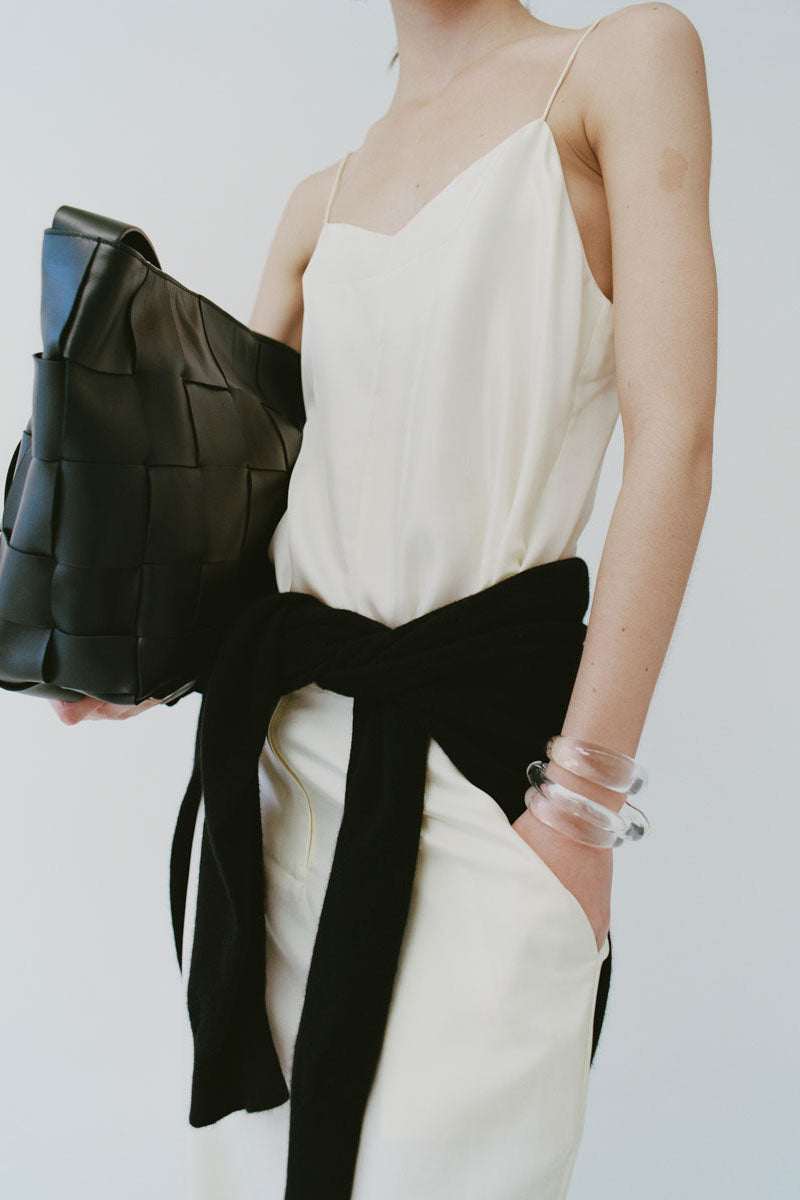 Silk Twill Cami - Milk