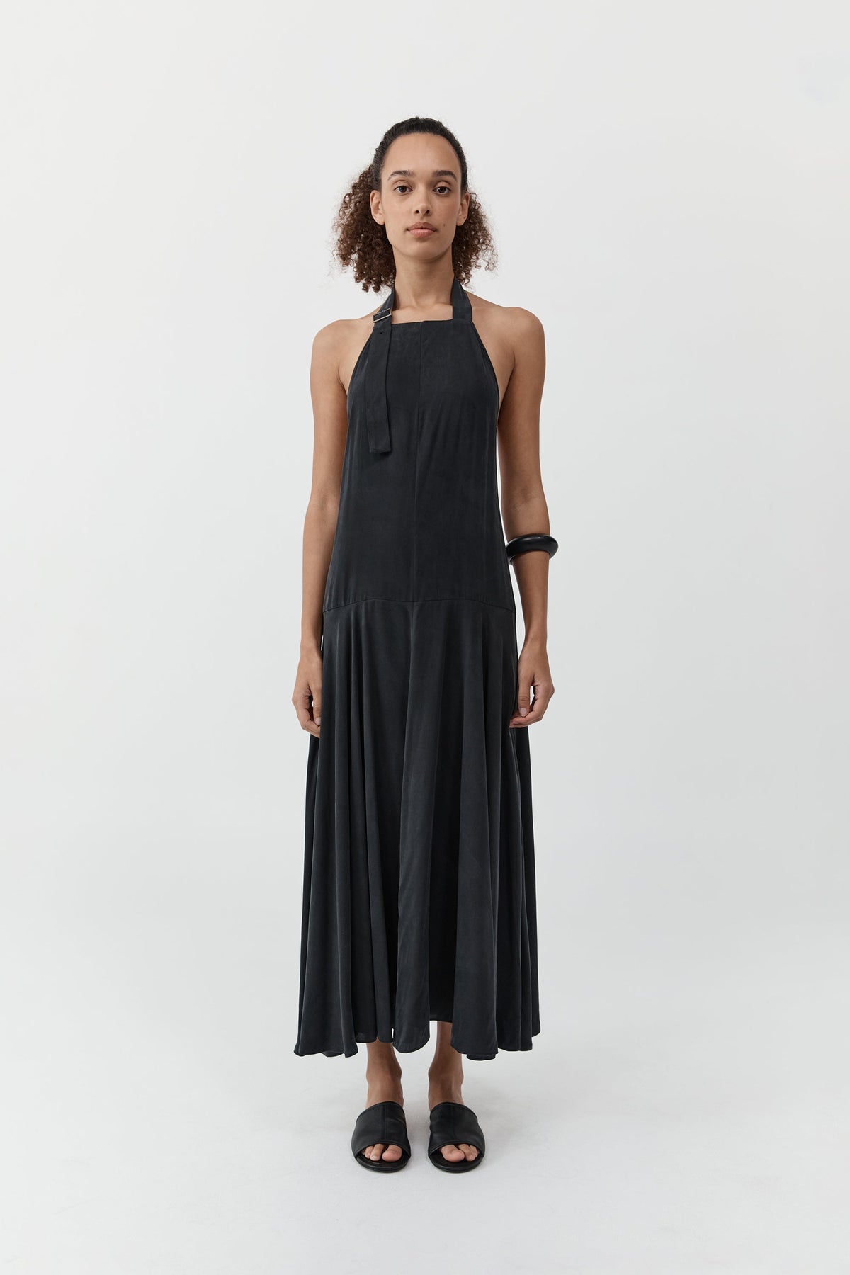 St. Agni | Apron Dress - Black St. Agni | Apron Dress - Black