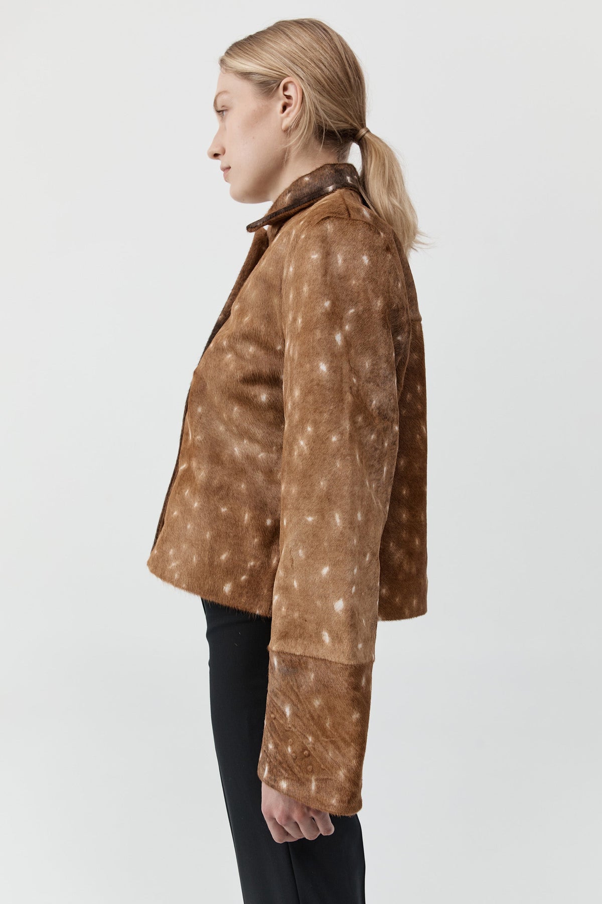 Fawn Minimal Jacket - Almond