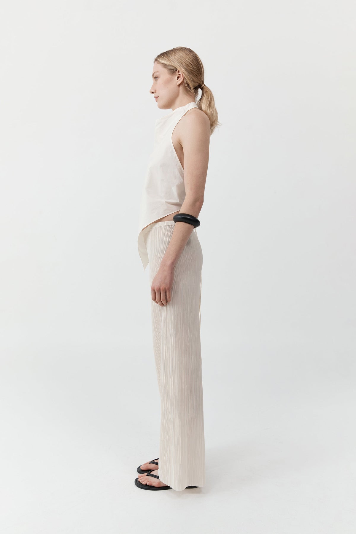 Cotton Tie Top - Birch