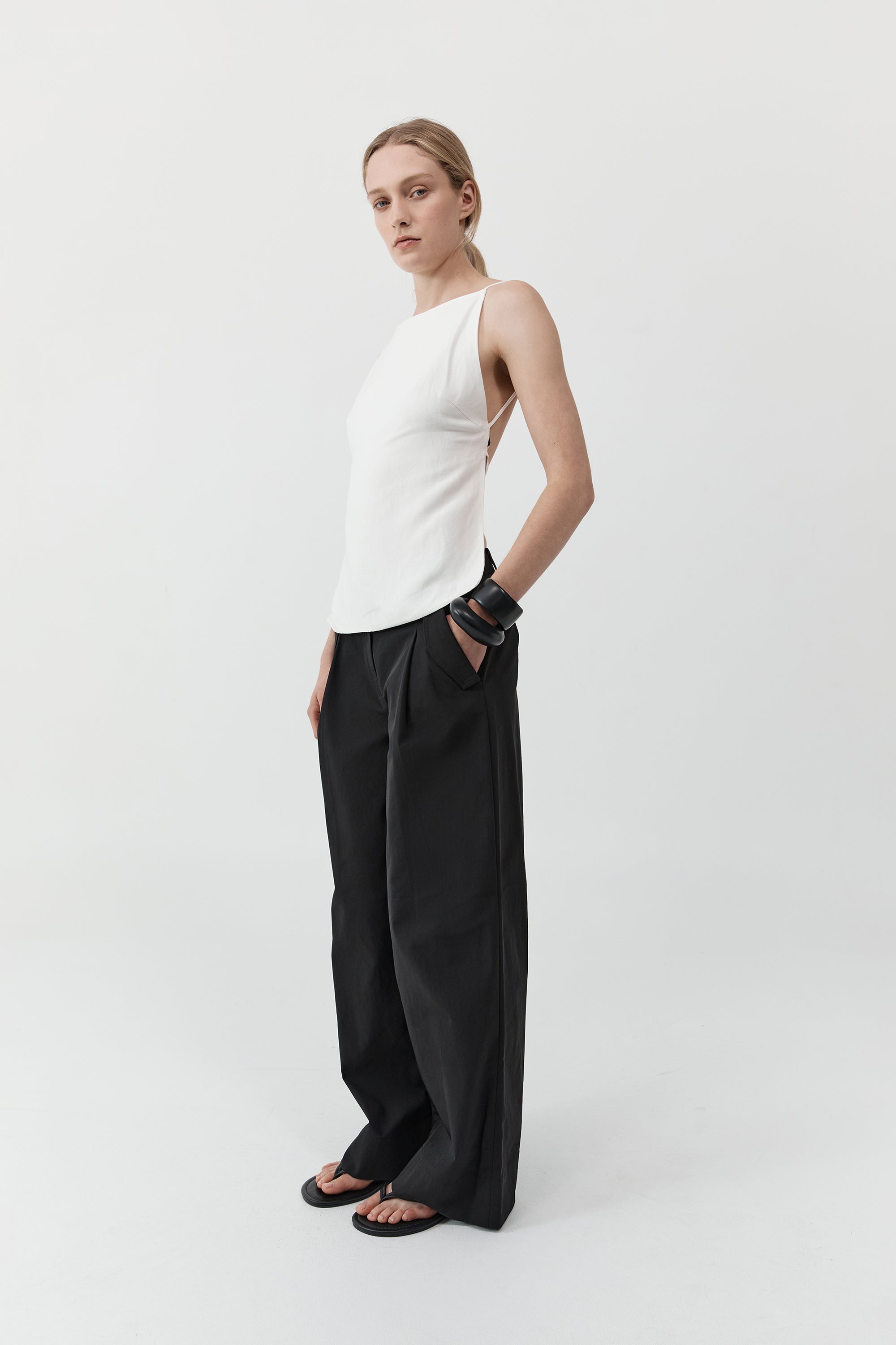 Square Backless Top - Salt by St. Agni