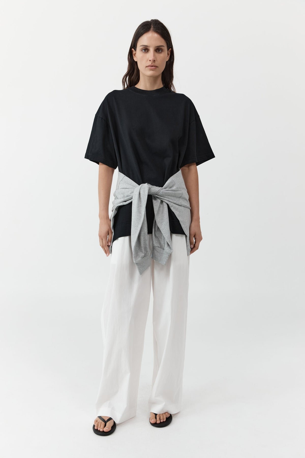 Relaxed Pleat Pants - Off White