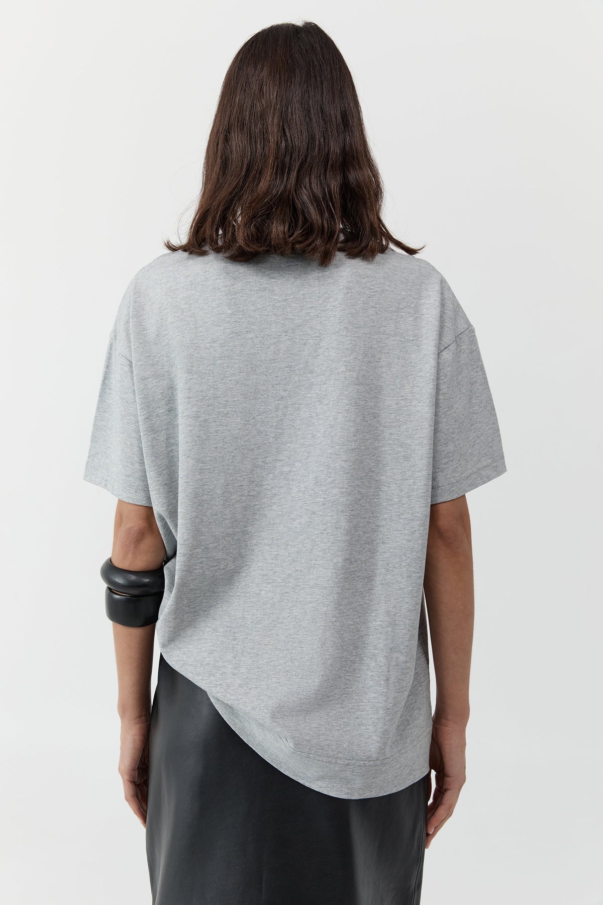 Homme Tee - Light Grey Marle