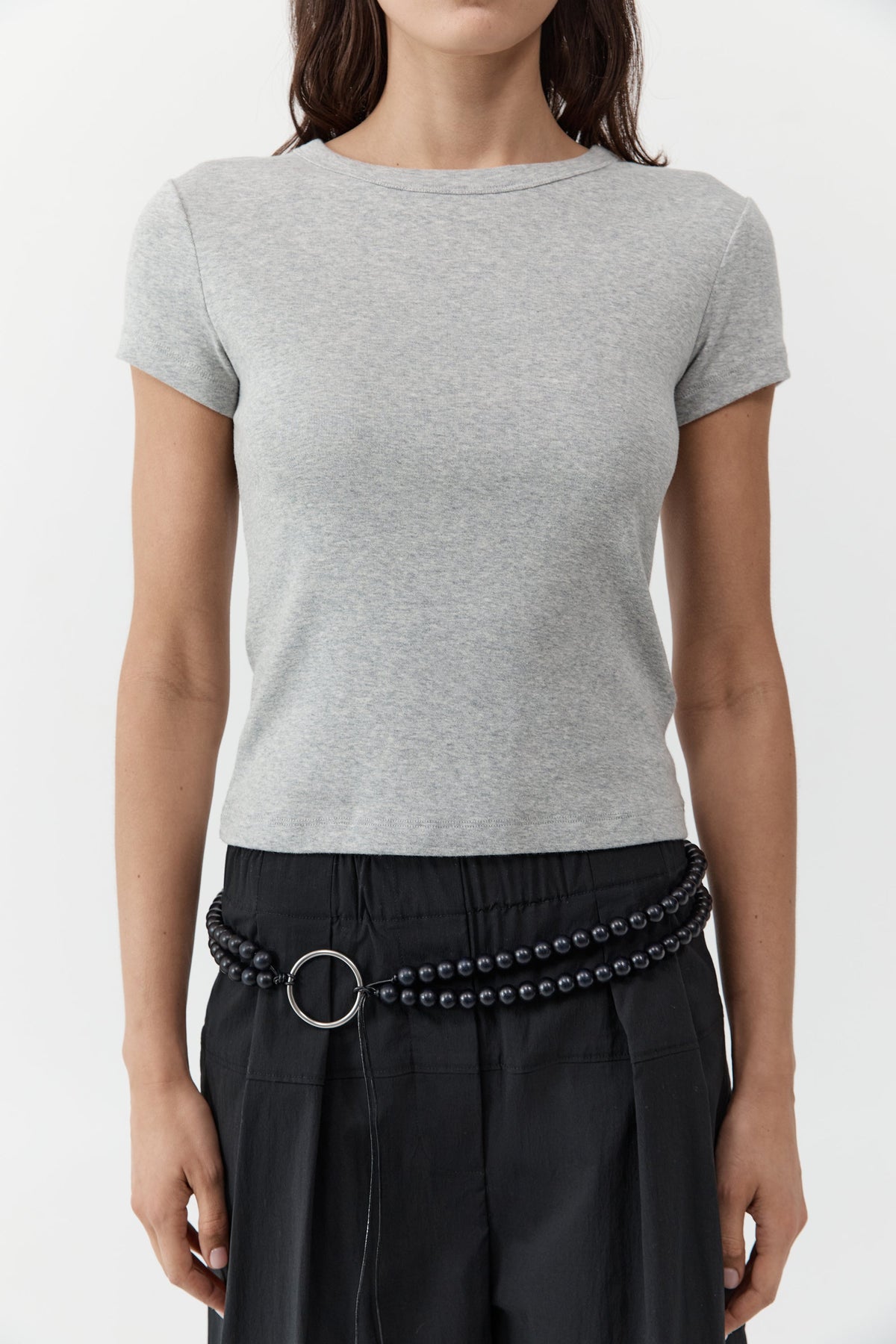 Organic Cotton Baby Tee - Grey Marle