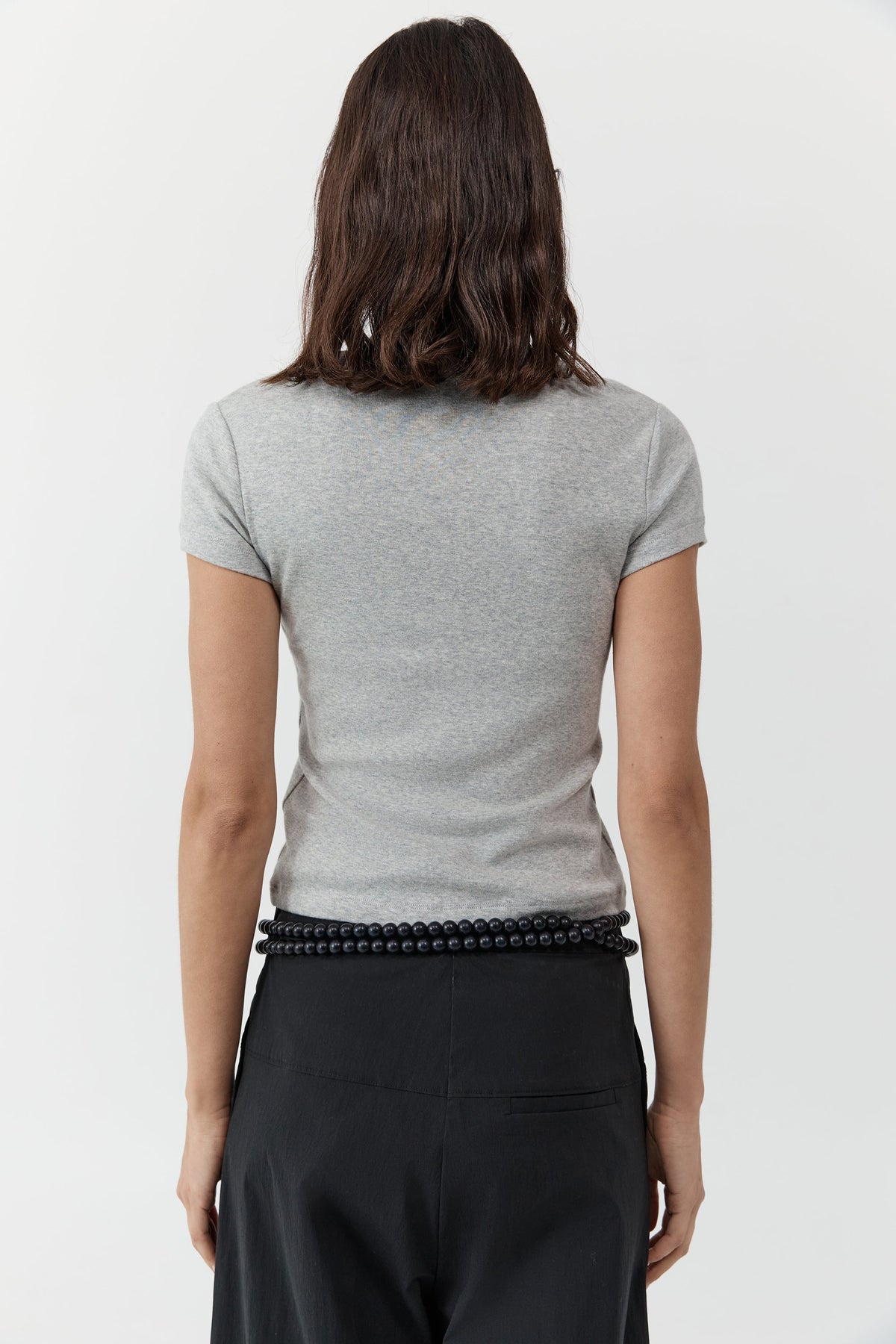 Organic Cotton Baby Tee - Grey Marle