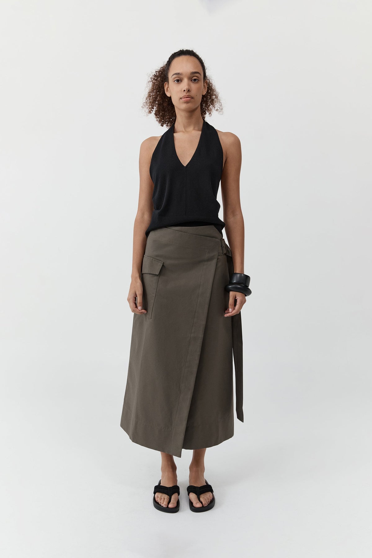 Utility Wrap Skirt - Kalamata