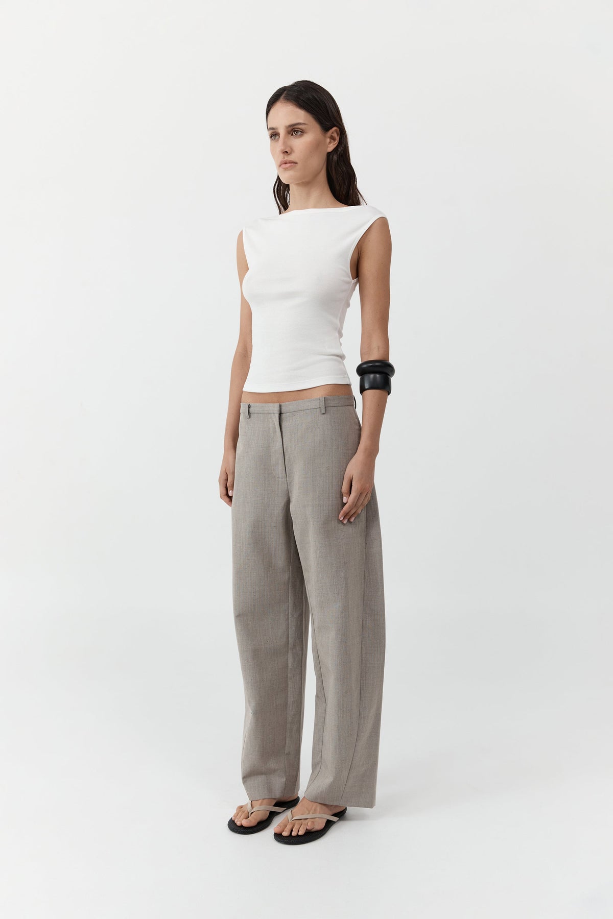 Organic Cotton Ballerina Top - White