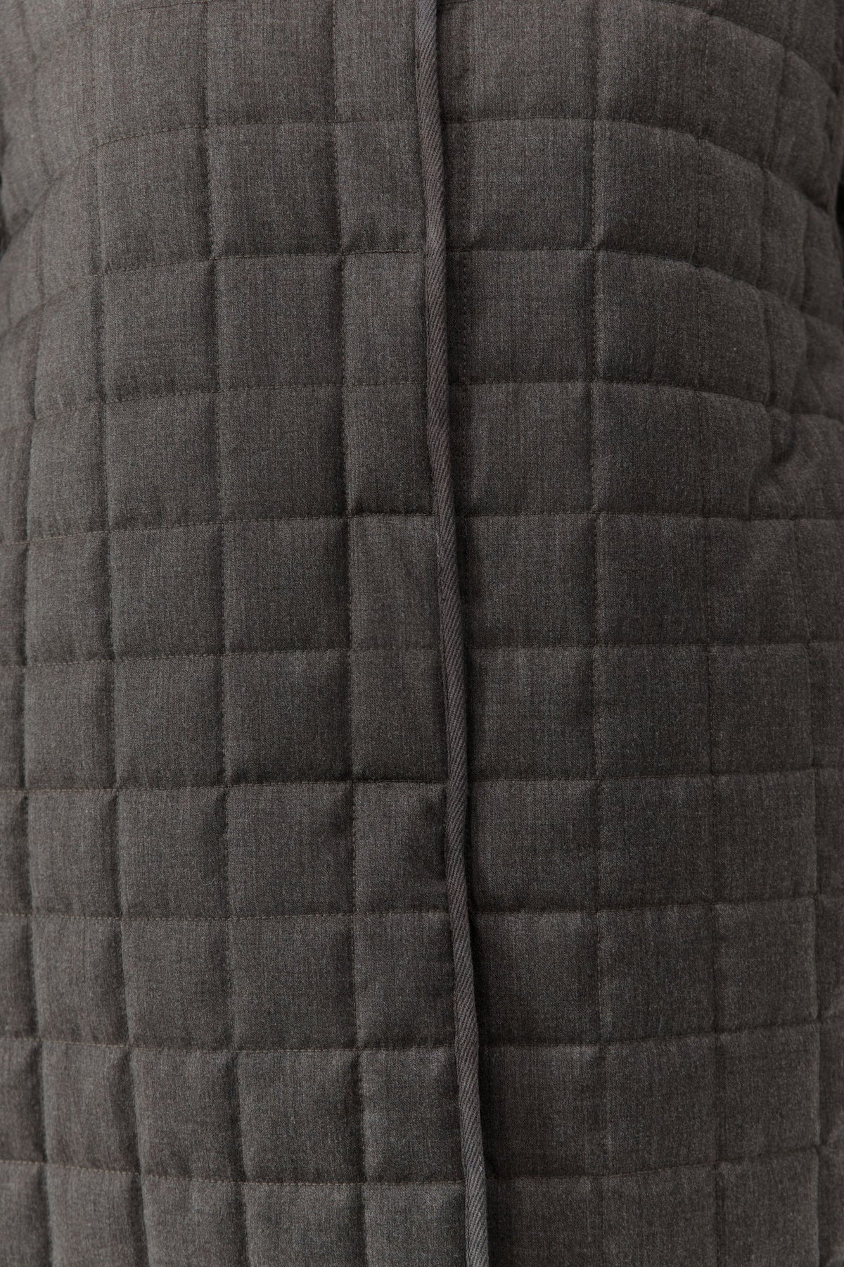 Wool Stitched Pillow Jacket - Mulch