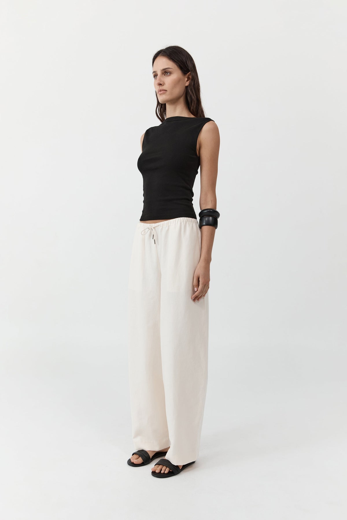 Organic Cotton Ballerina Top - Jet Black