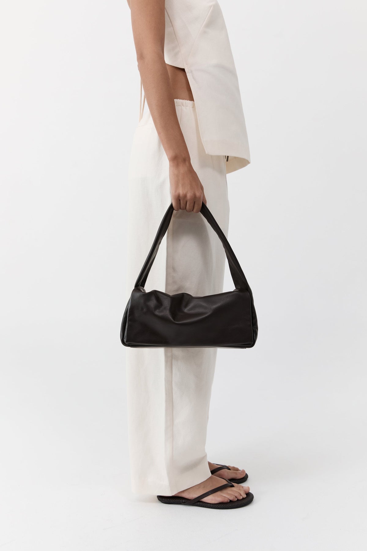 Soft Slim Satchel - Coffee