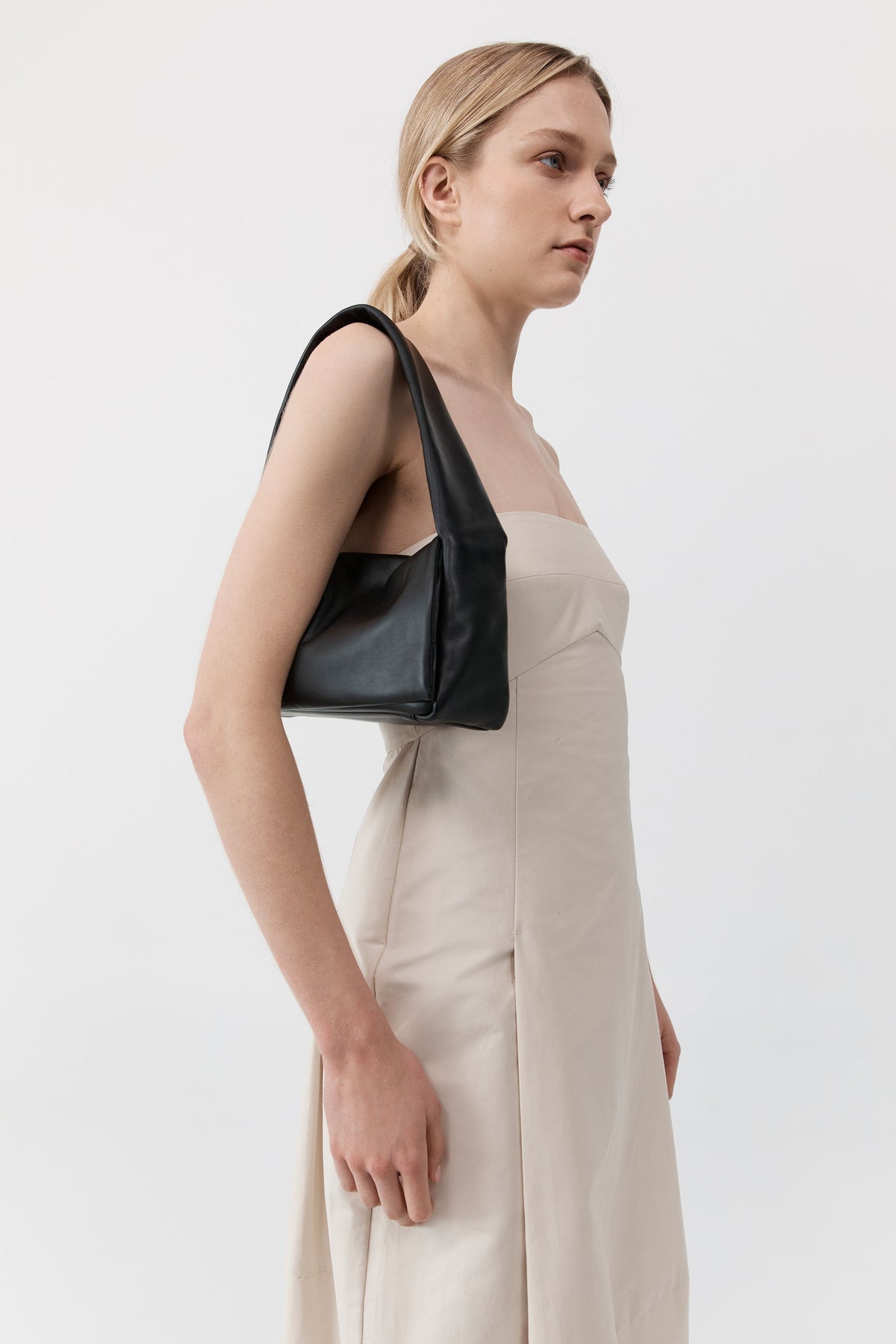 Soft Slim Satchel - Black