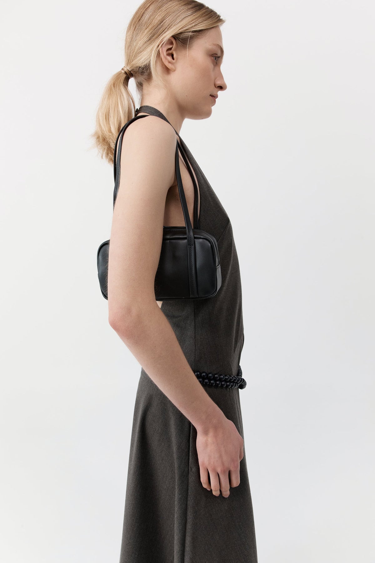 Petit Dual Zip Bag - Black