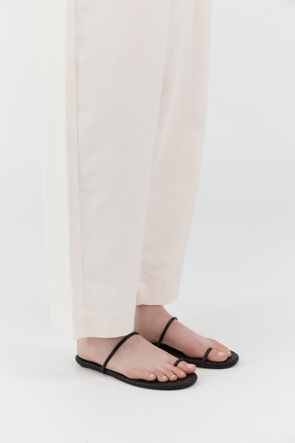 Woven Minimal Slide - Black