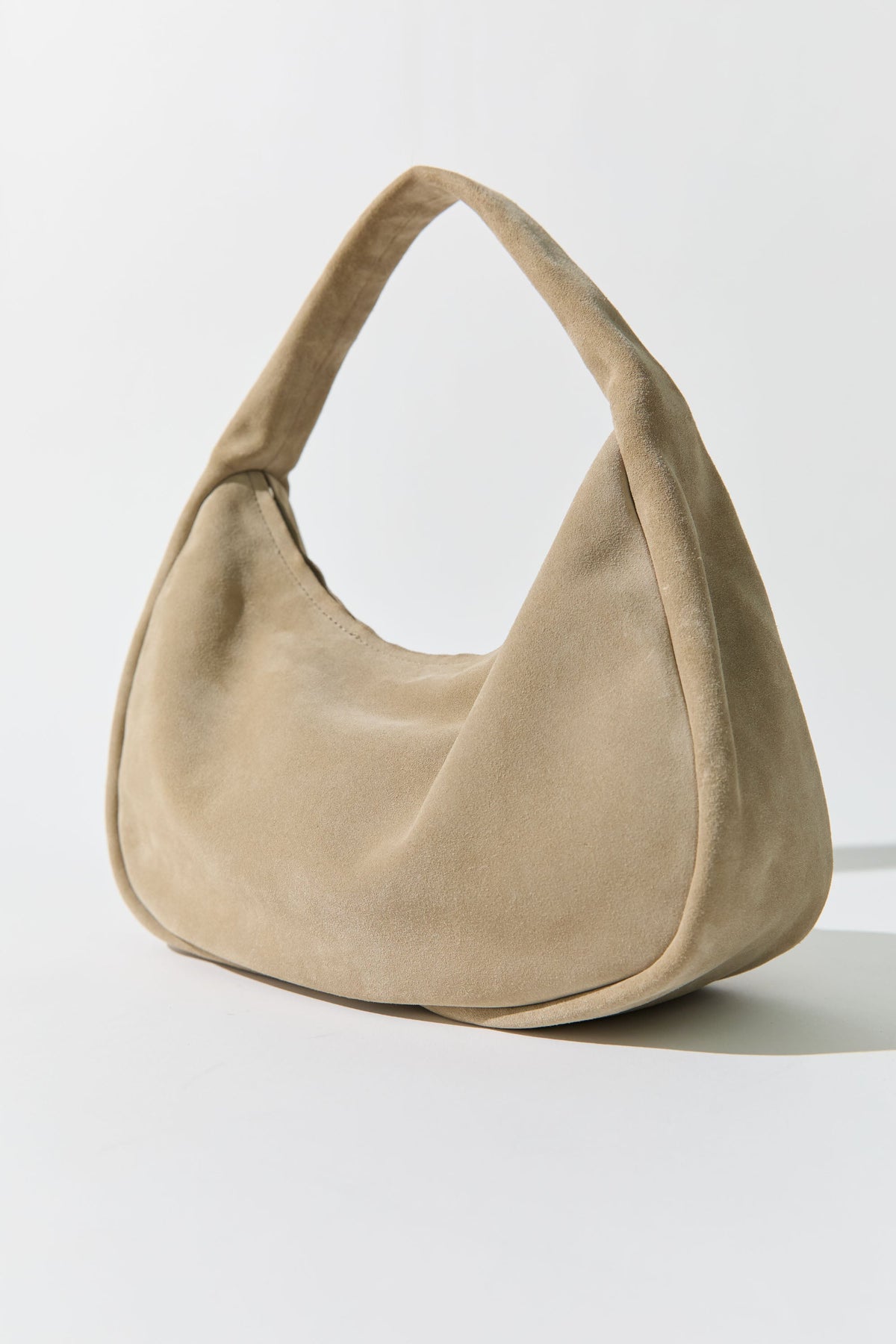 Suede Large Bon Bon Bag - Rock