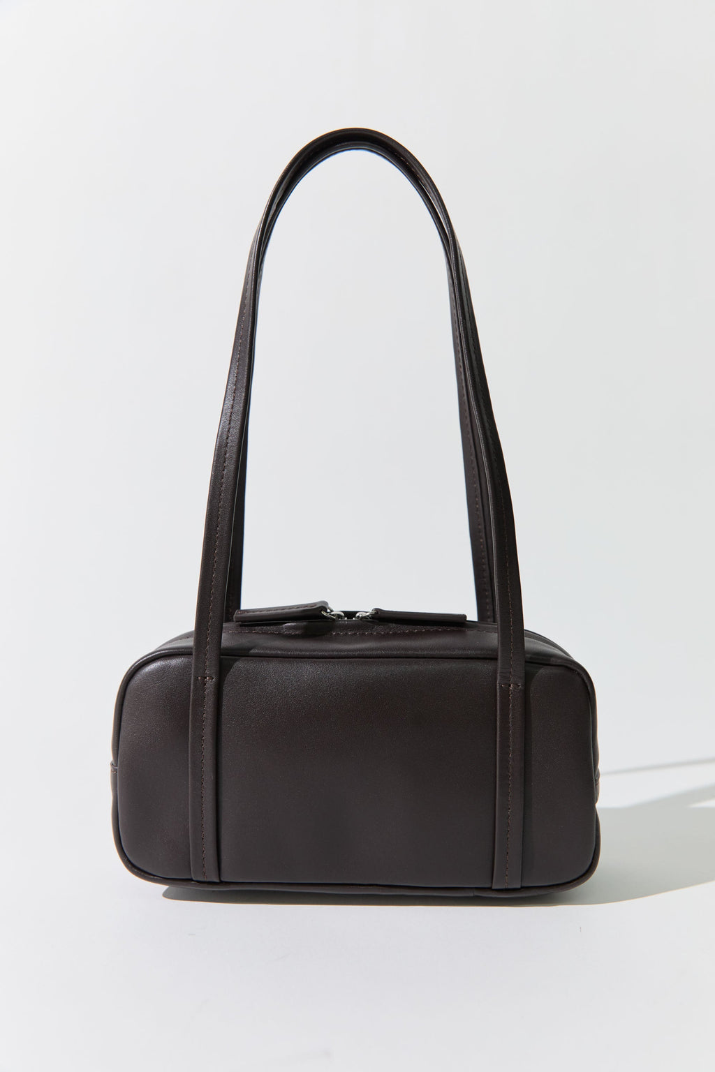St. Agni | Petit Dual Zip Bag - Coffee