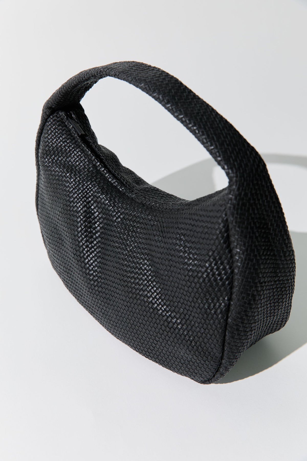 Woven Large Bon Bon Bag - Black