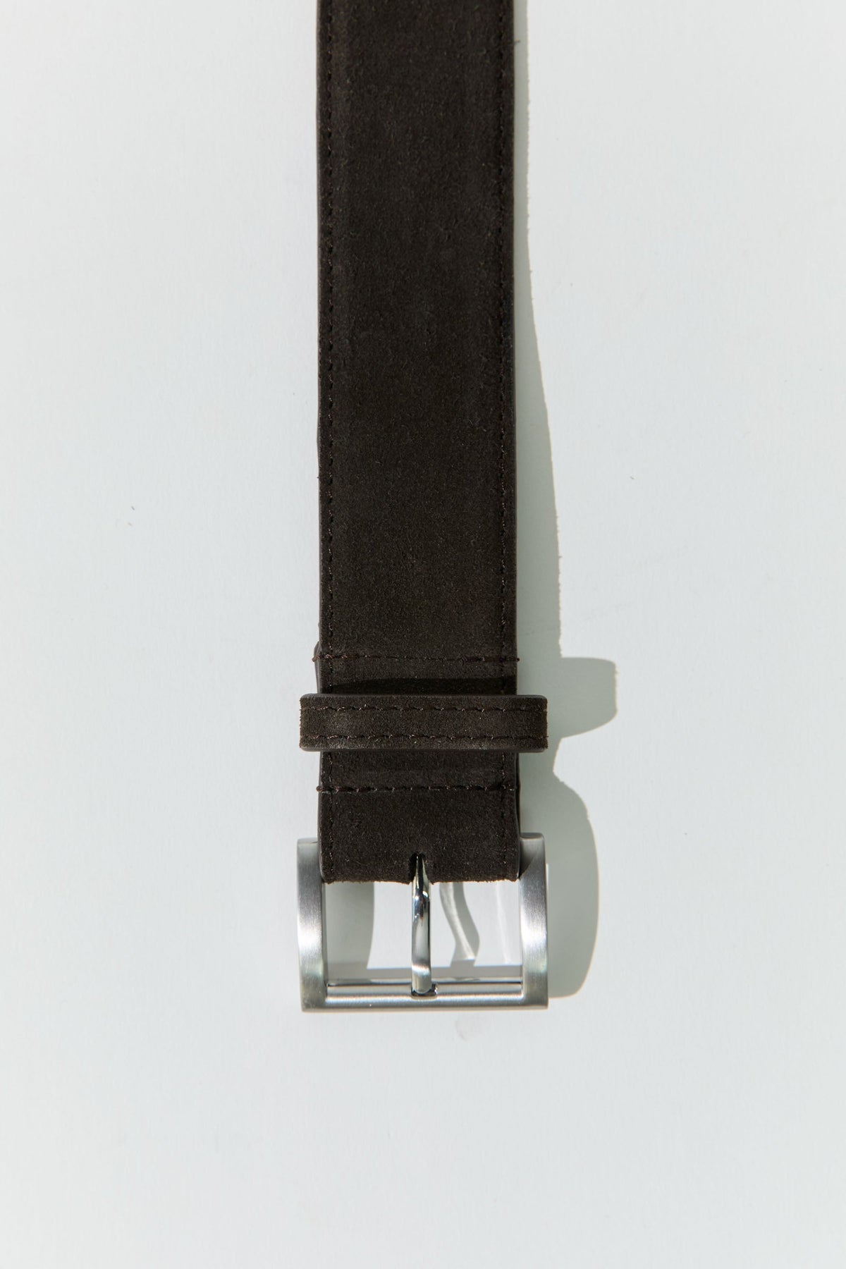 Suede Homme Belt - Coffee