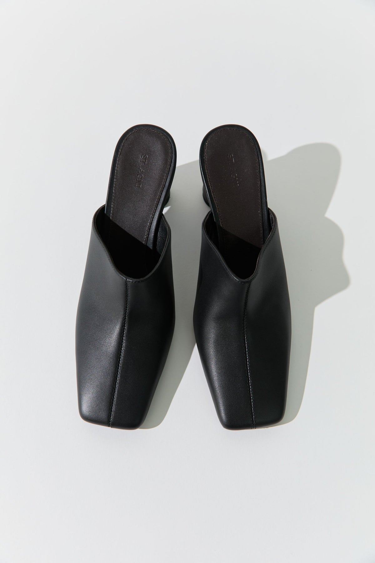Clog Cylinder Heel - Black