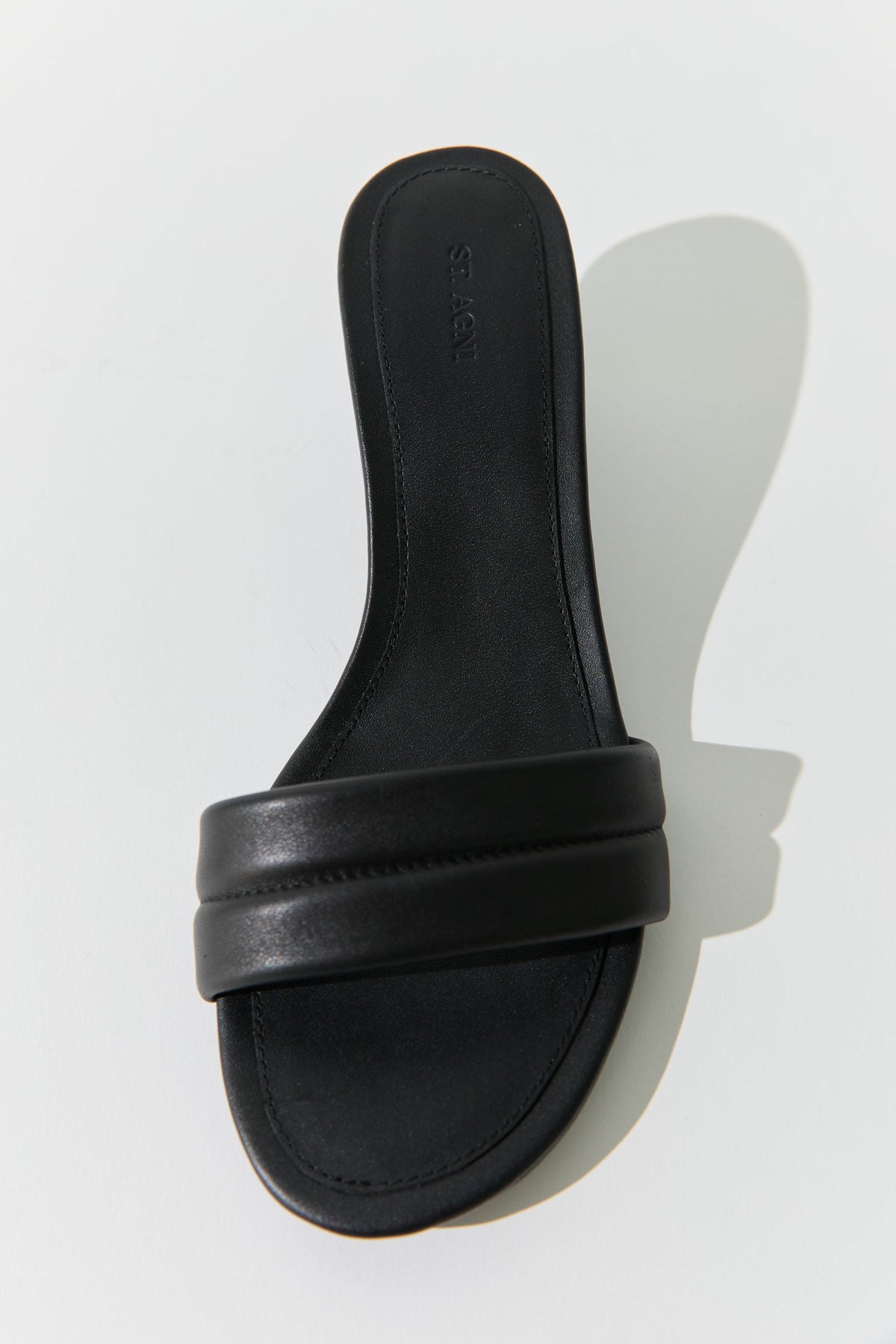 Stitch Detail Heel - Black