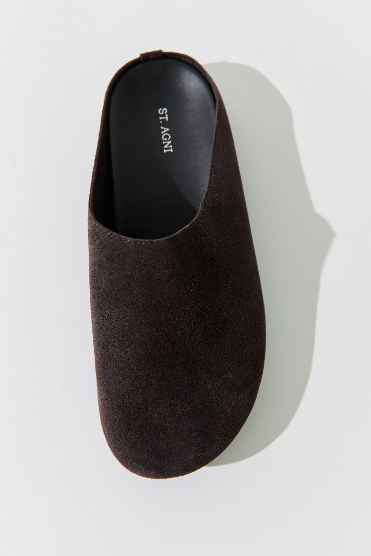 Suede Mule - Coffee