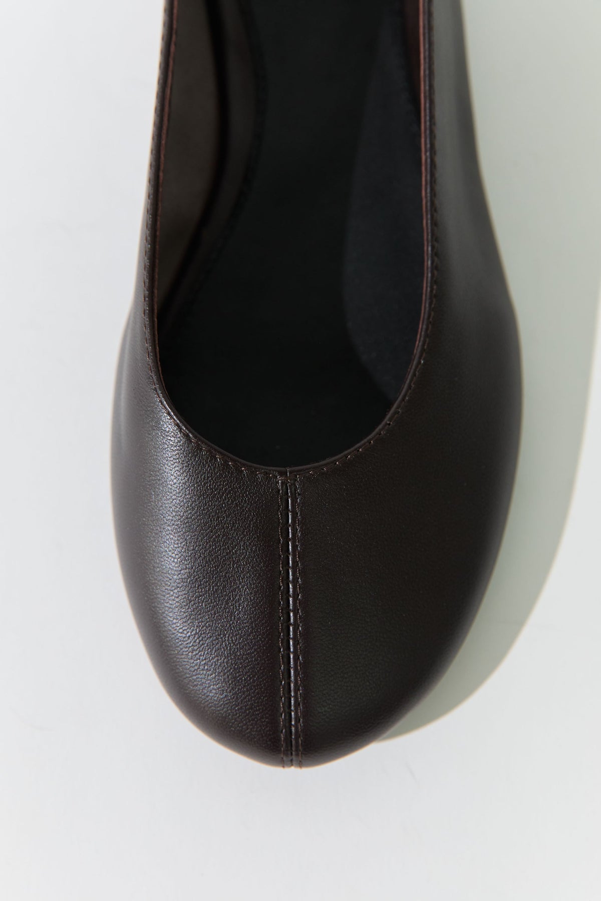 Low Scoop Ballet Flat - Coffee