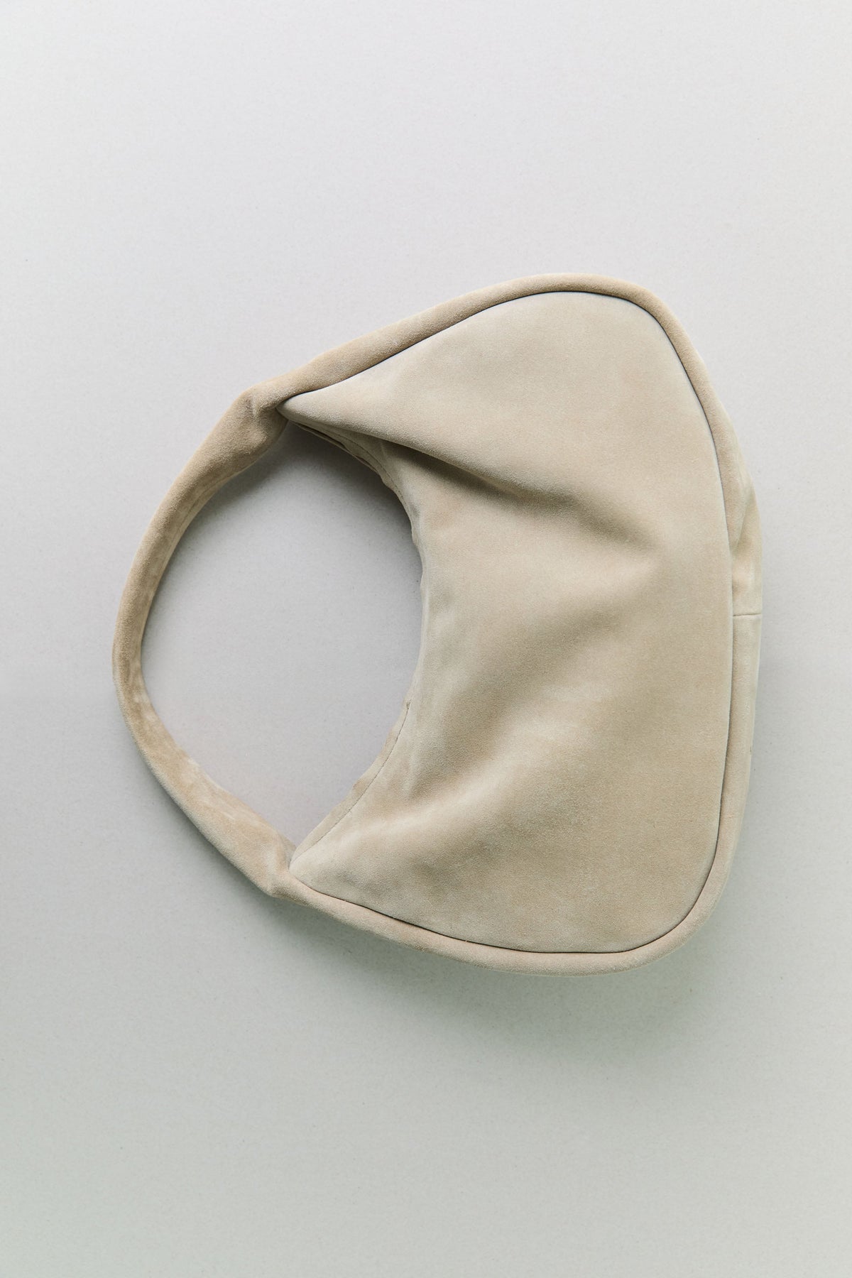 Suede Large Bon Bon Bag - Rock