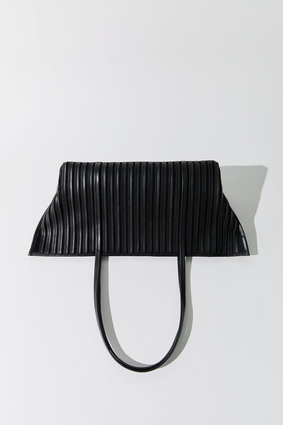 Linea Stitch Bateau Tote - Black