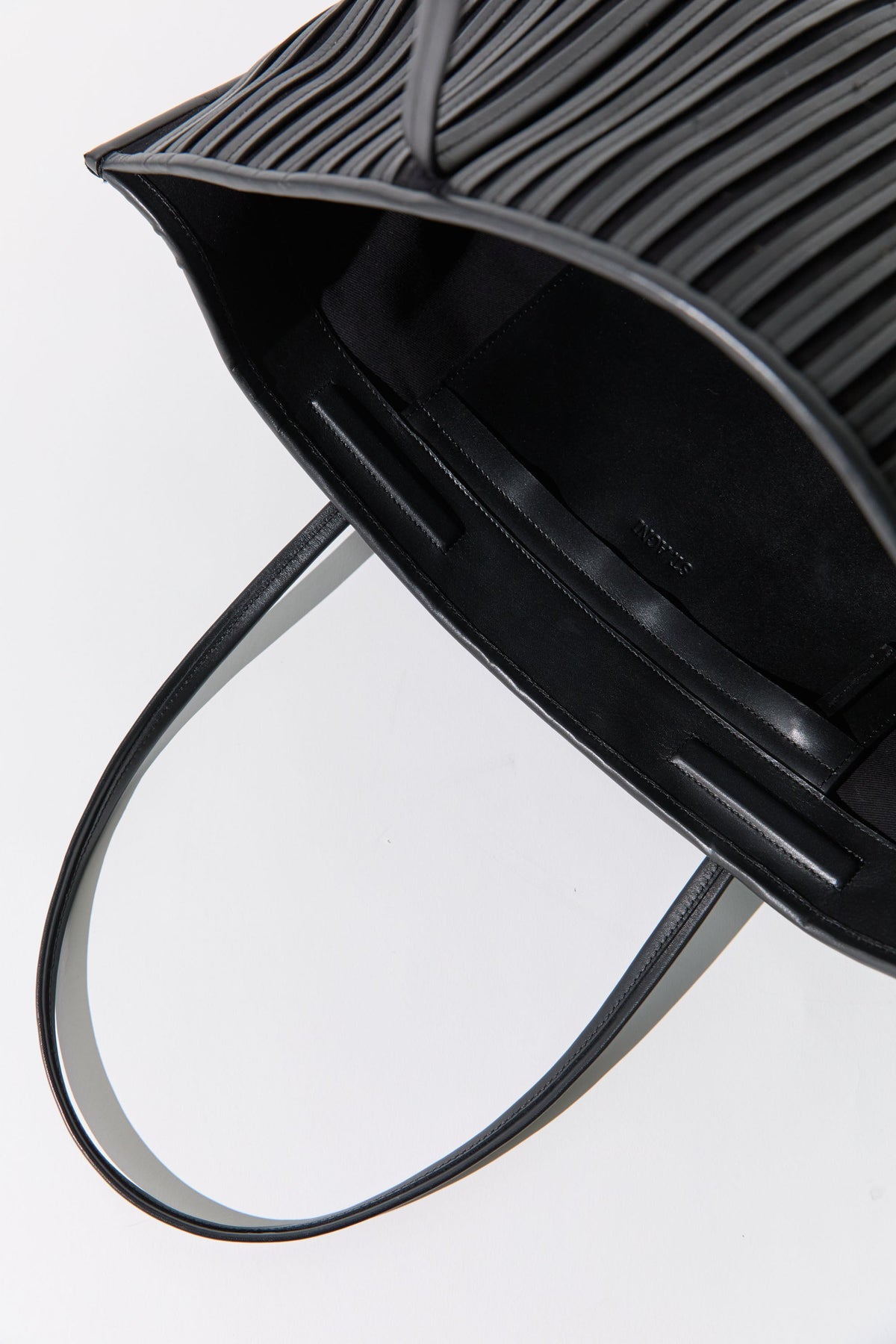 Linea Stitch Bateau Tote - Black