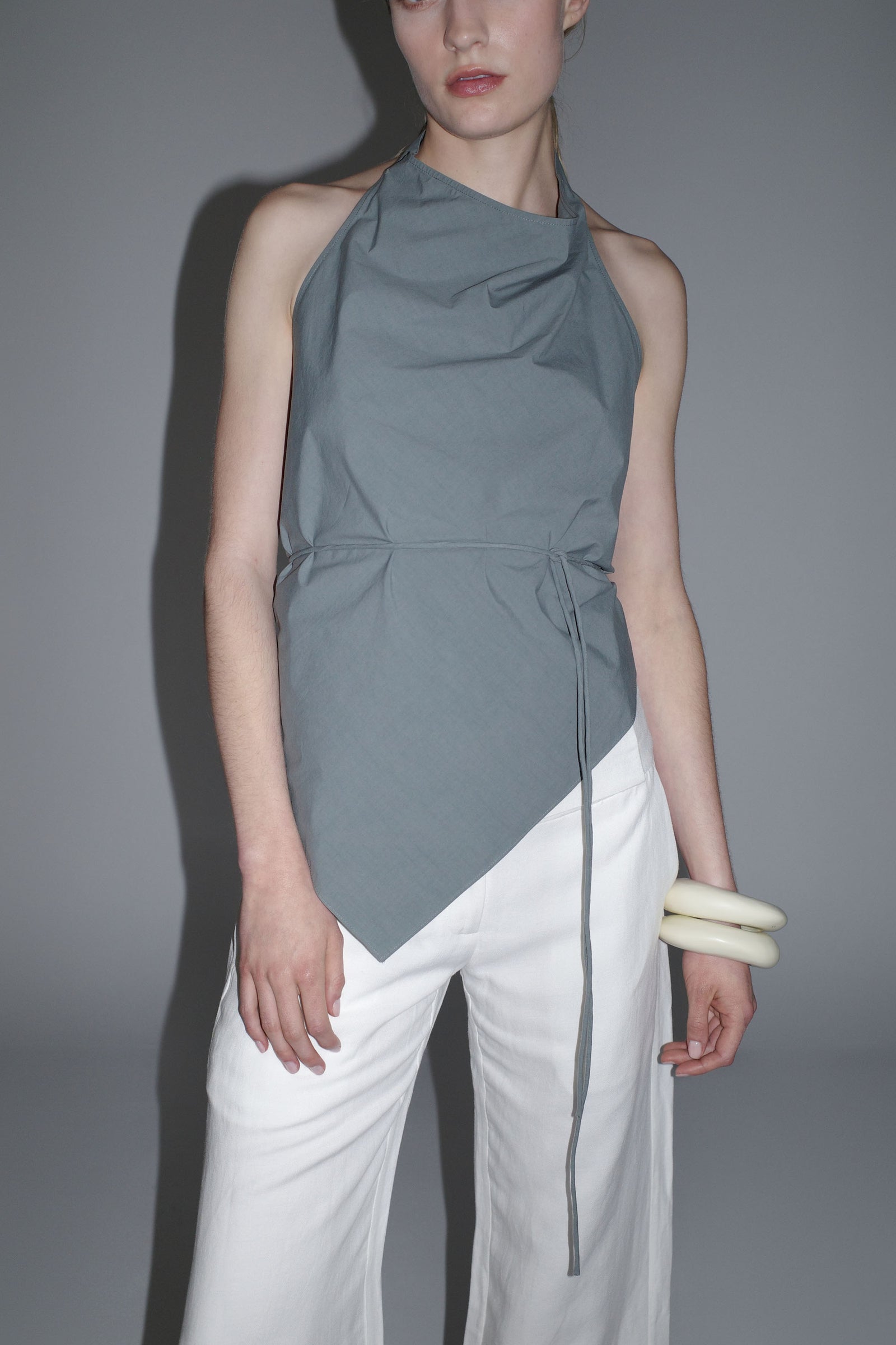 Cotton Tie Top - Stormy Weather