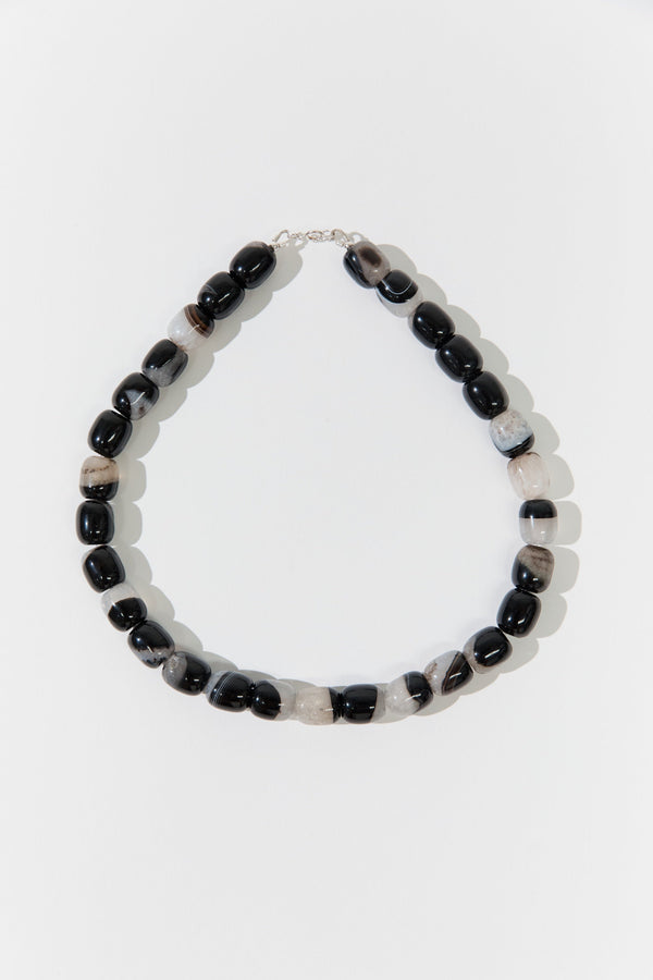 St Agni x Vermeer Ford Necklace - Black Agate