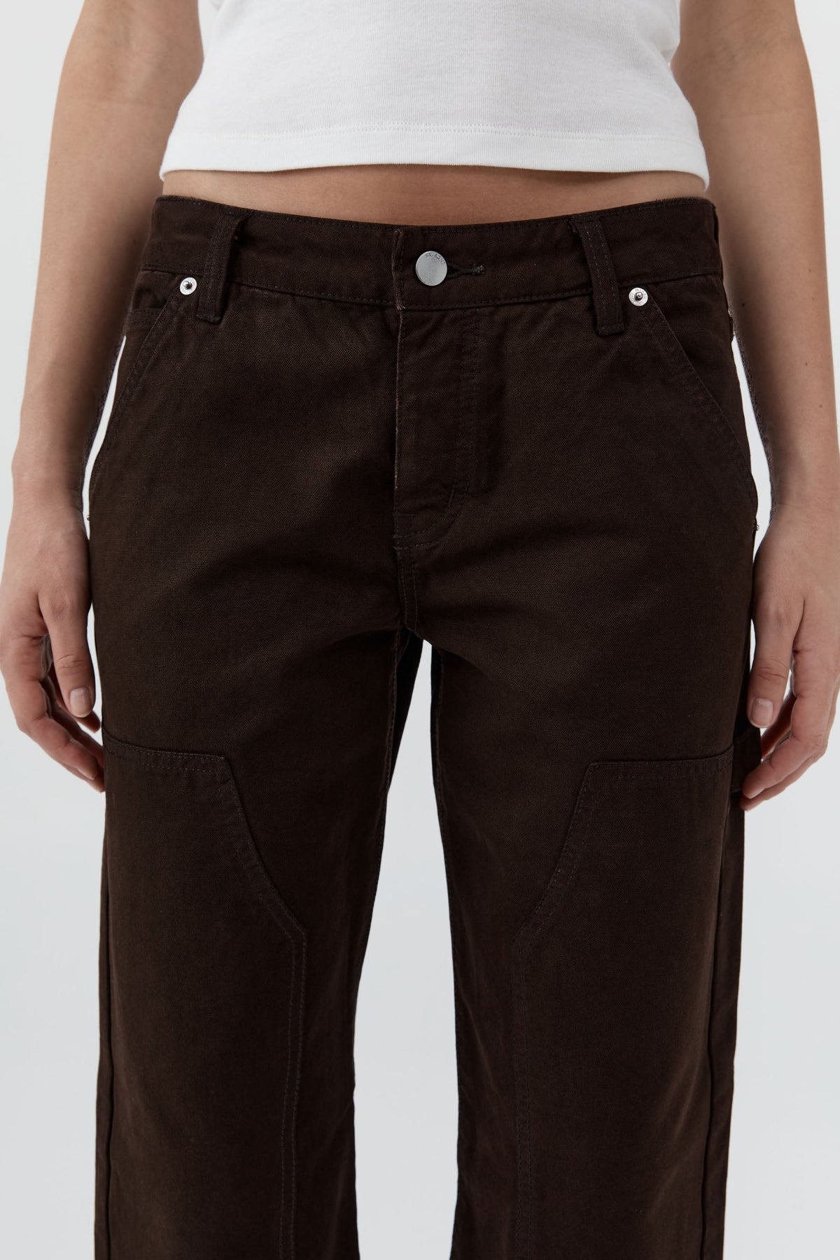 Canvas Carpenter Jeans - Bark