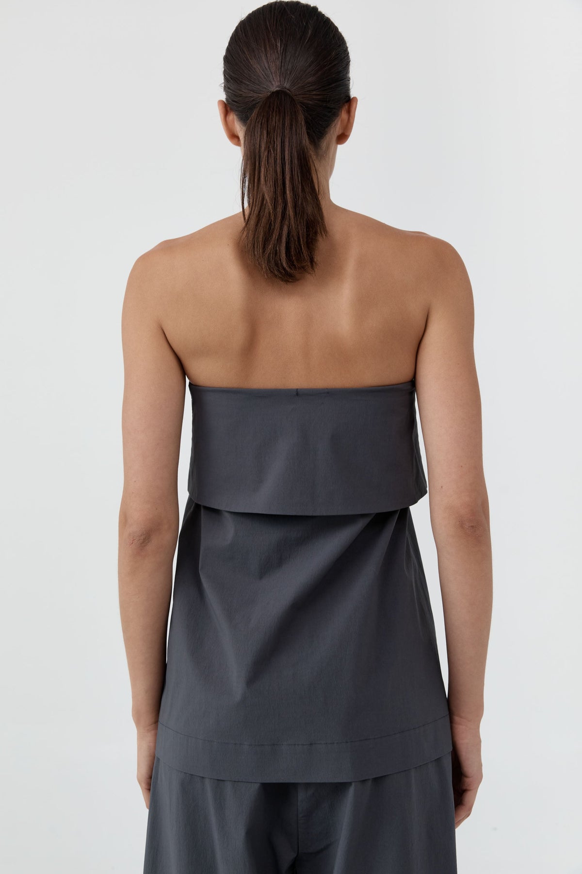 Strapless Wrap Top - Iron Glaze