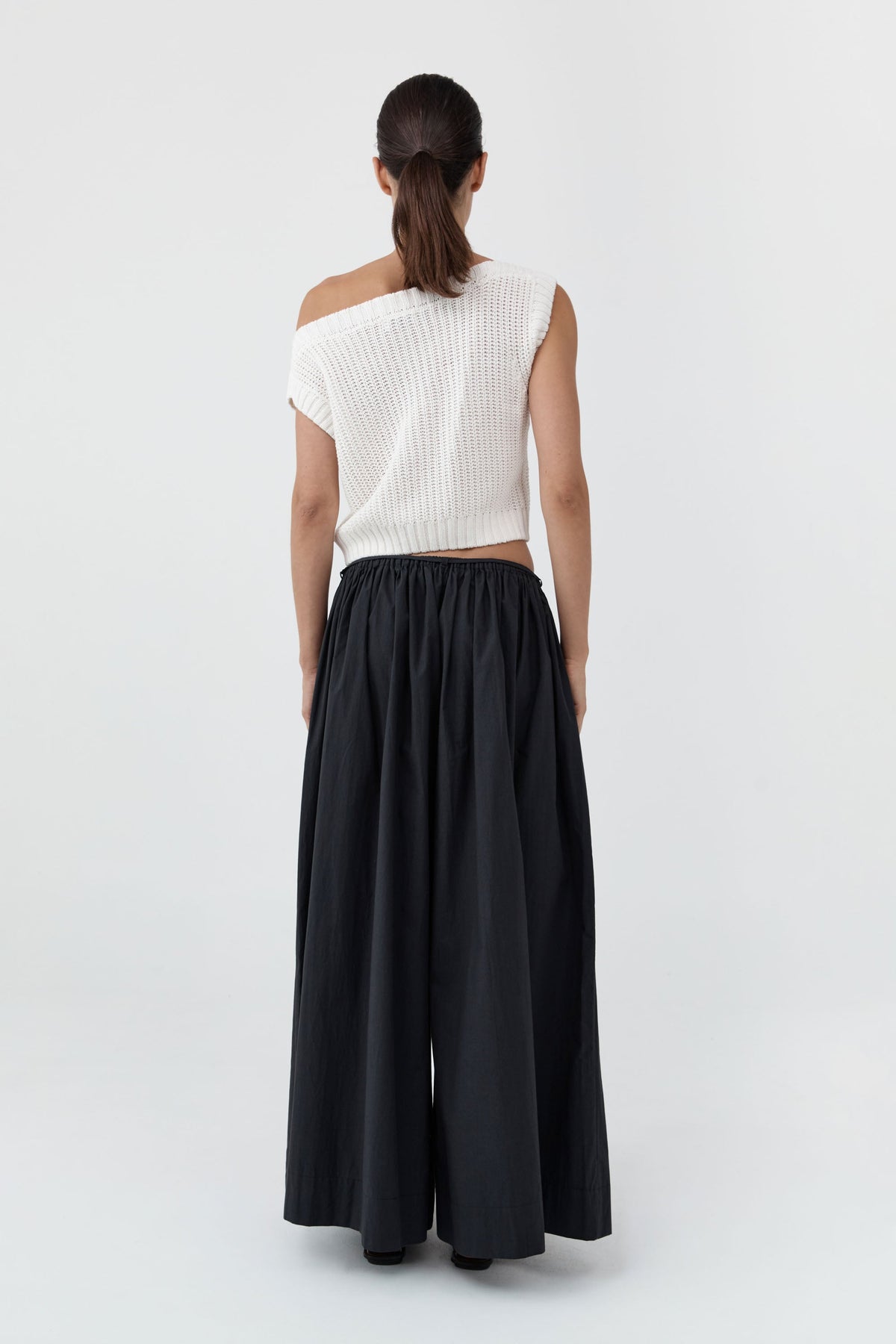 Relaxed Bateau Top - Off White