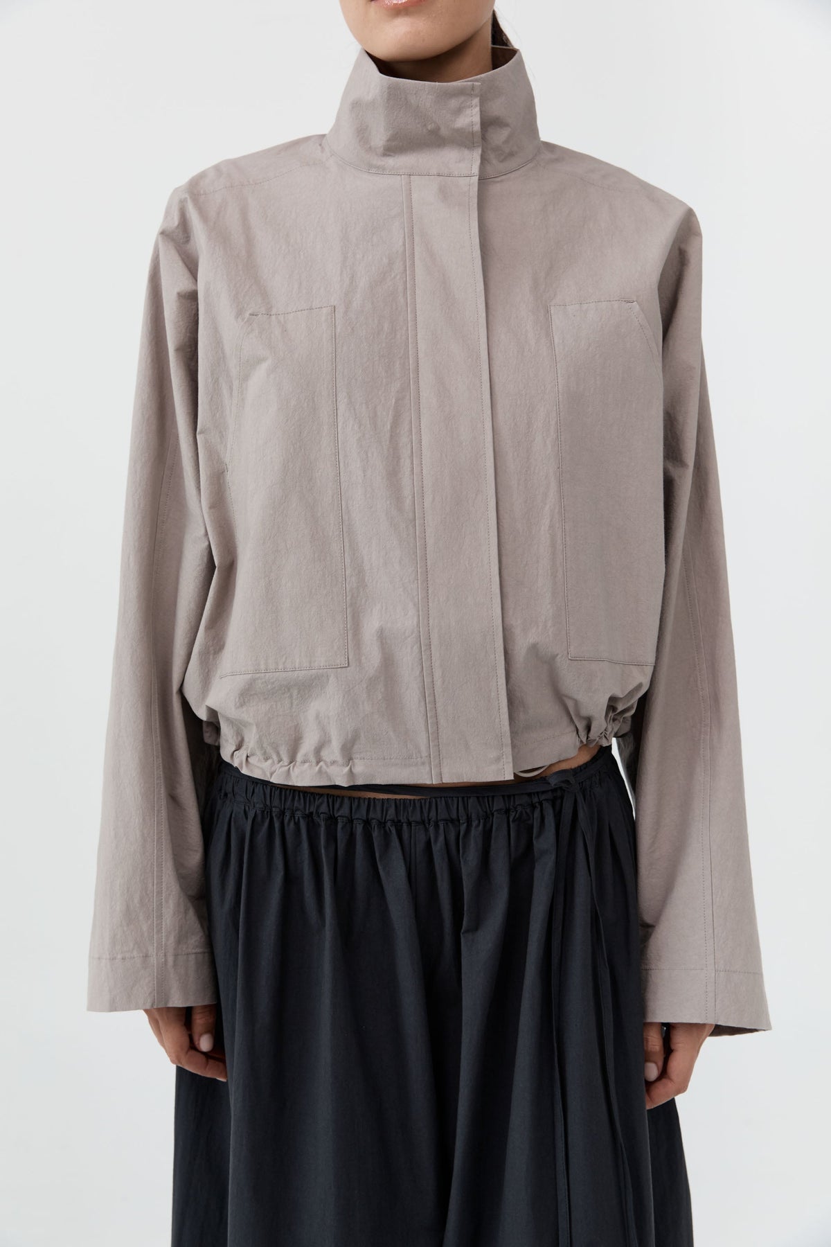 Technical Cotton Carpenter Jacket - Grey Stone