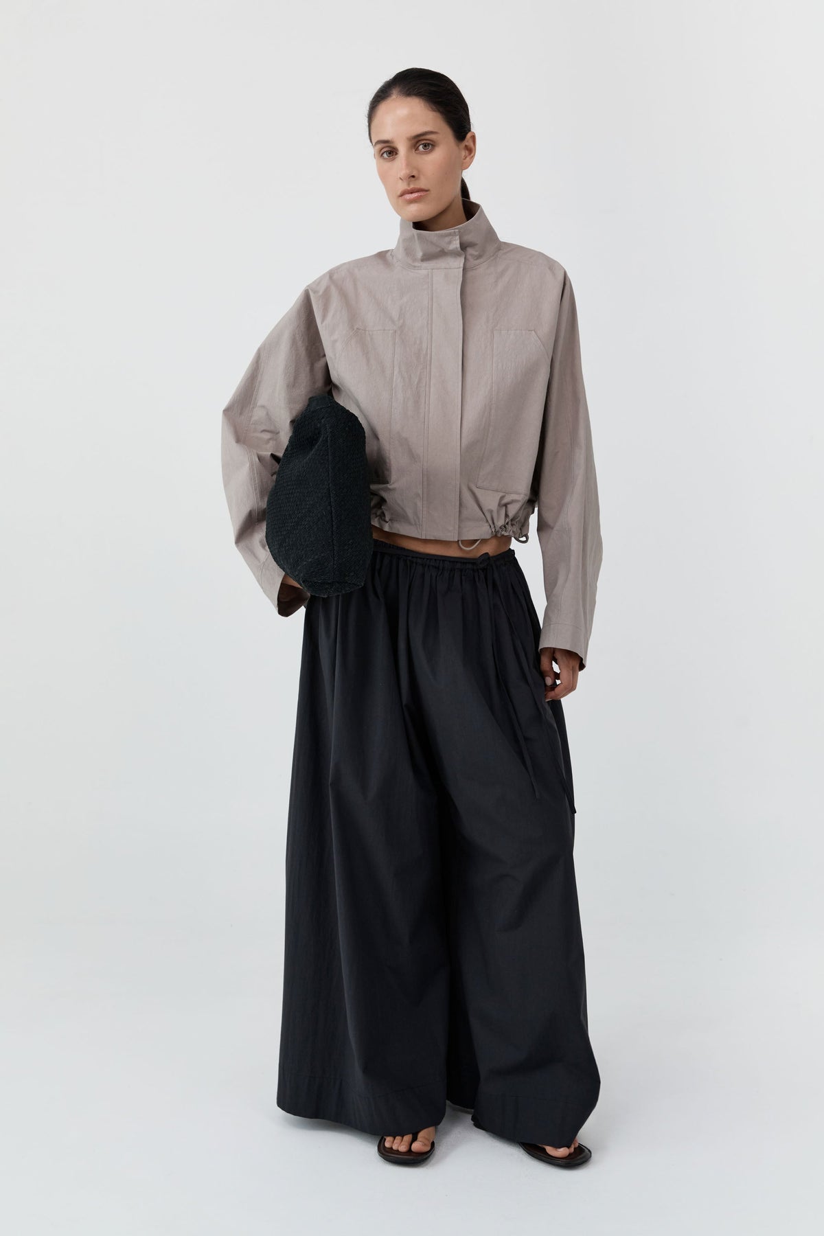 Technical Cotton Carpenter Jacket - Grey Stone