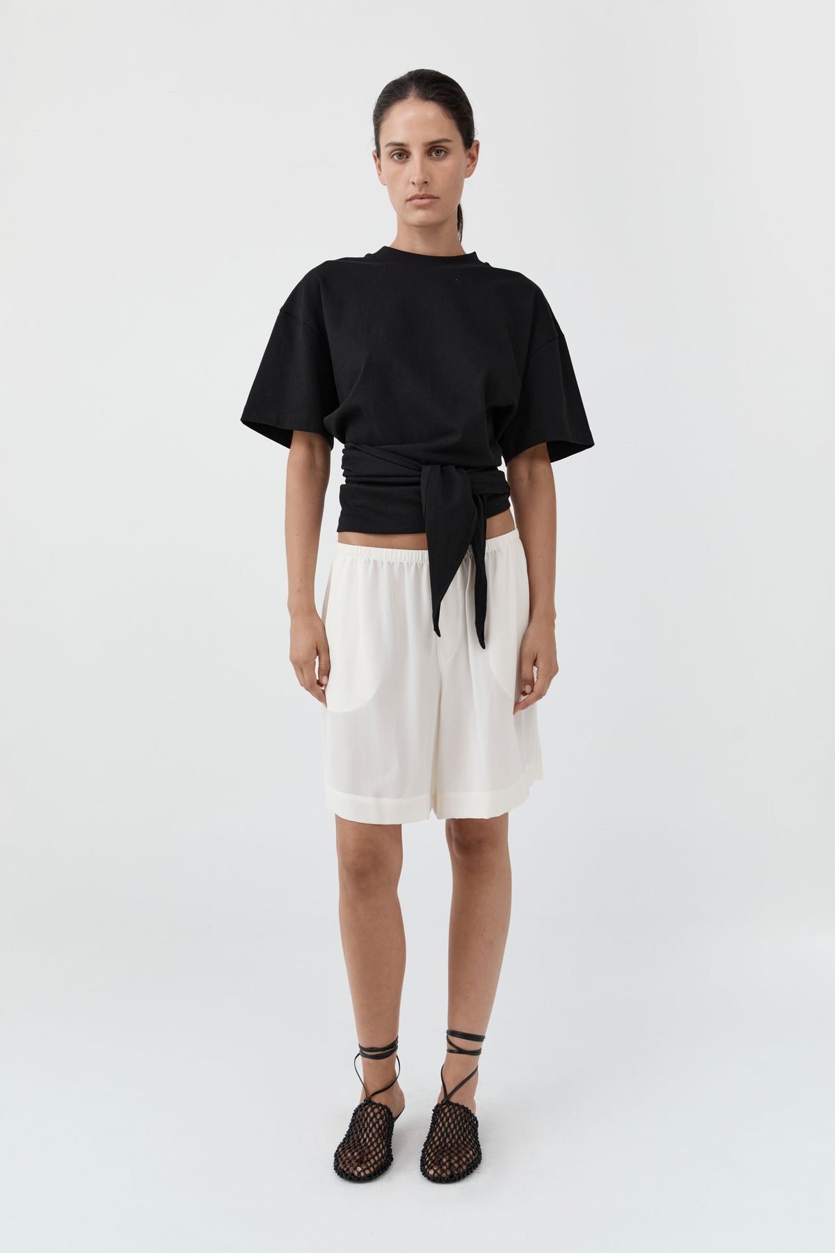 Silk Everyday Relaxed Shorts - Tofu